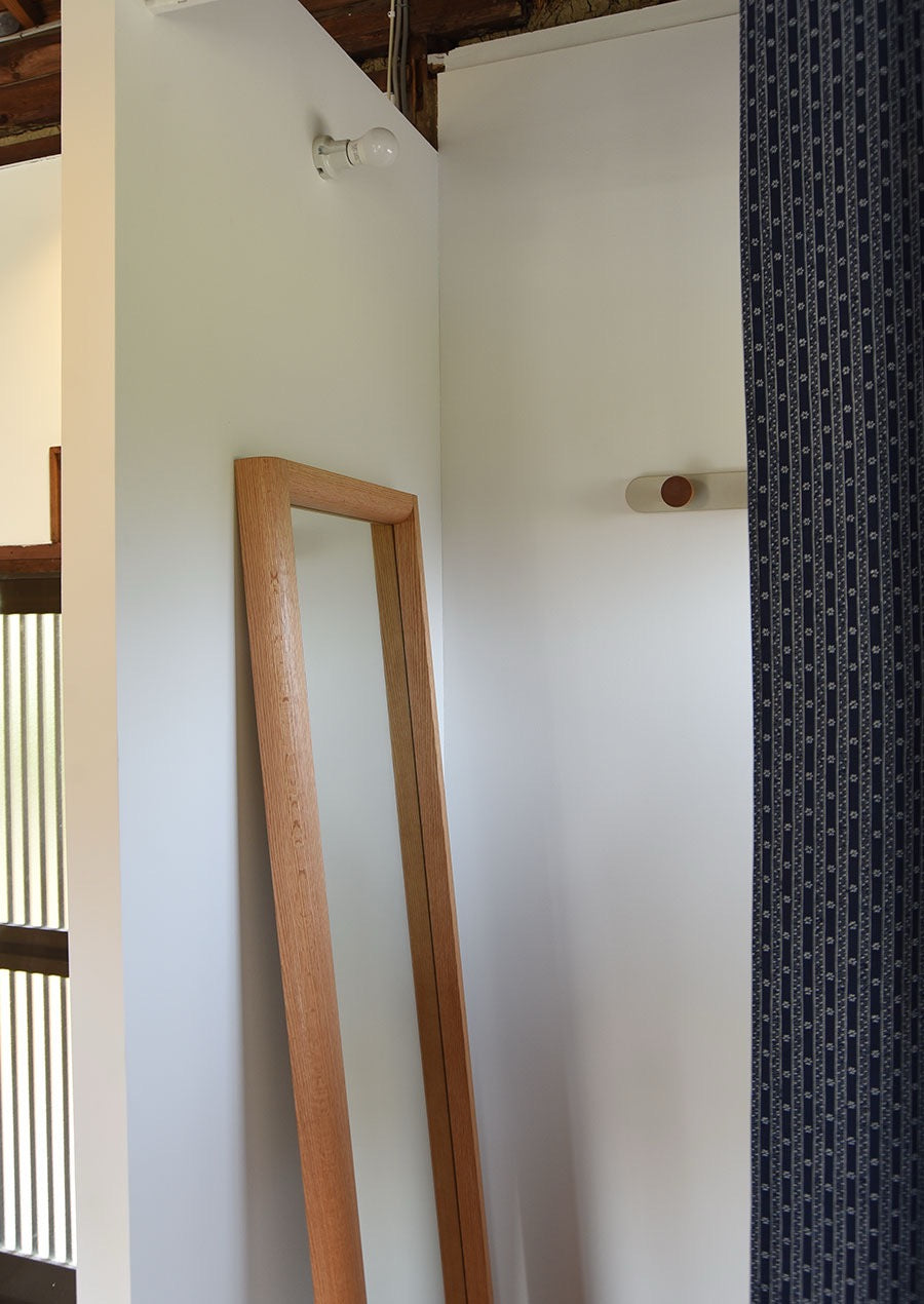 【Made to Order】éhn original /  Full Length Mirror 四分円 in Natural 1700×480
