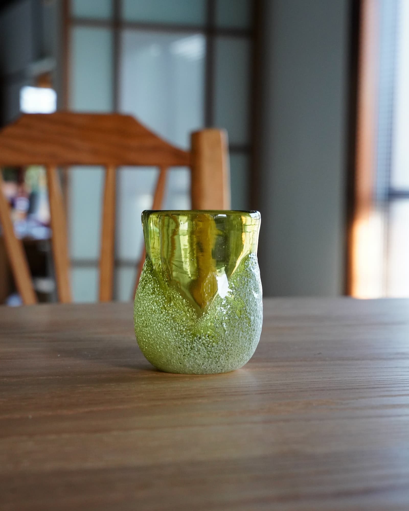 吹きガラス工房 琥珀 “éhn Edition” /  白泡ふたばグラス