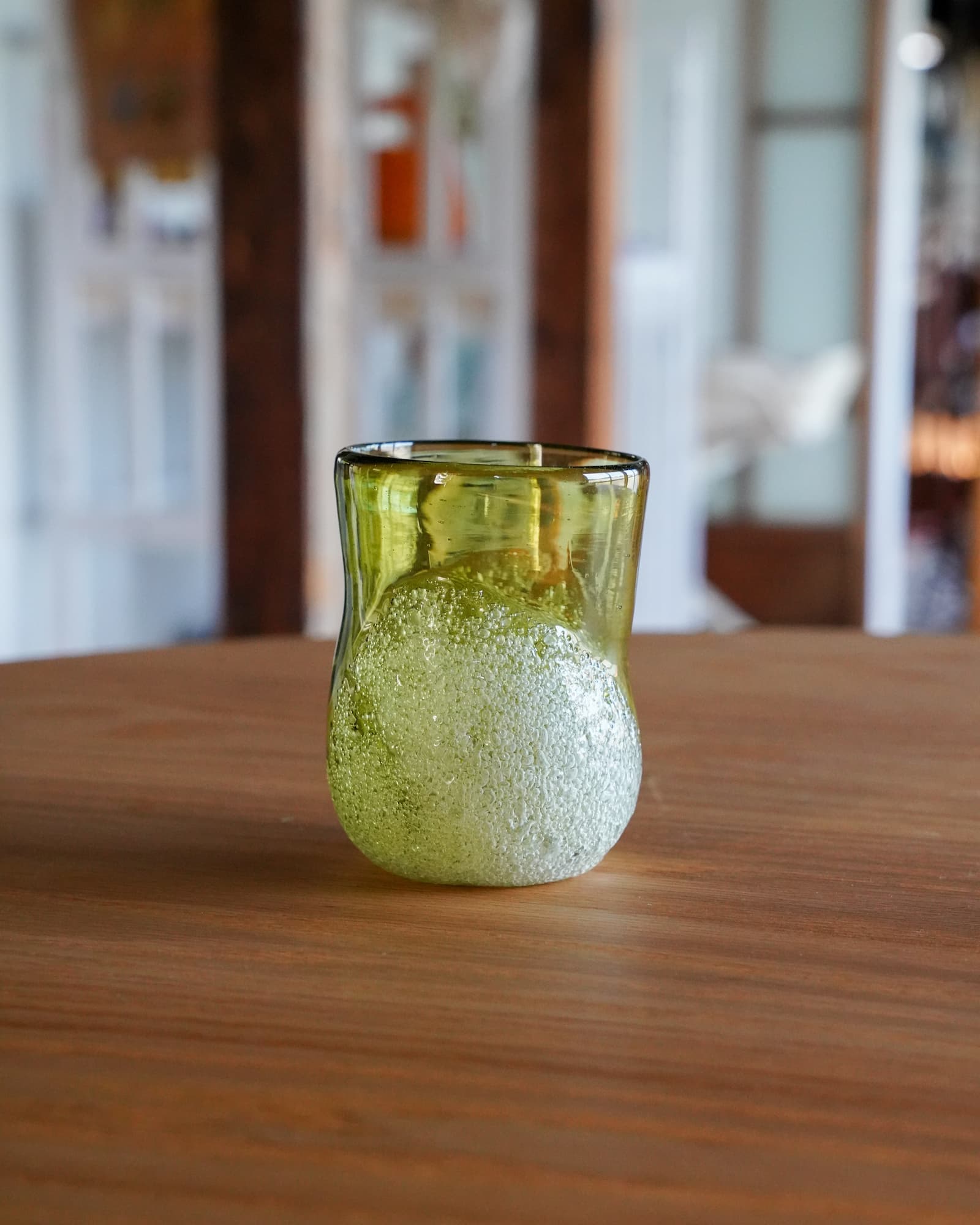 吹きガラス工房 琥珀 “éhn Edition” /  白泡ふたばグラス