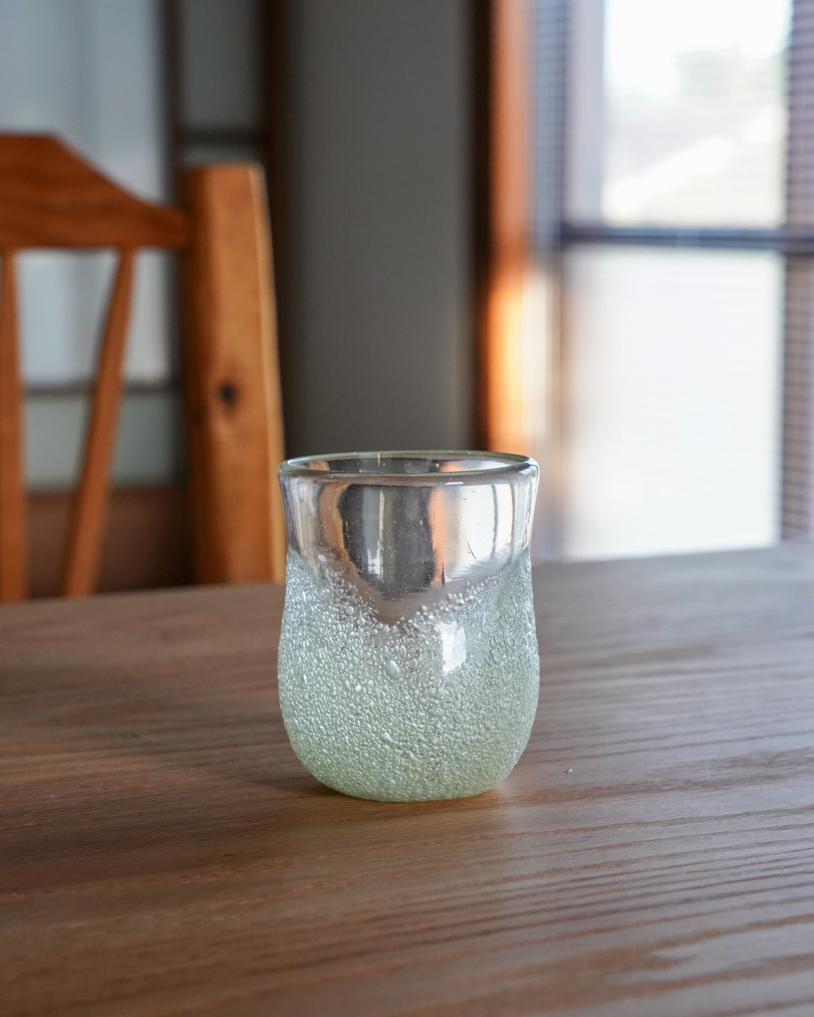 吹きガラス工房 琥珀 “éhn Edition” /  白泡ふたばグラス