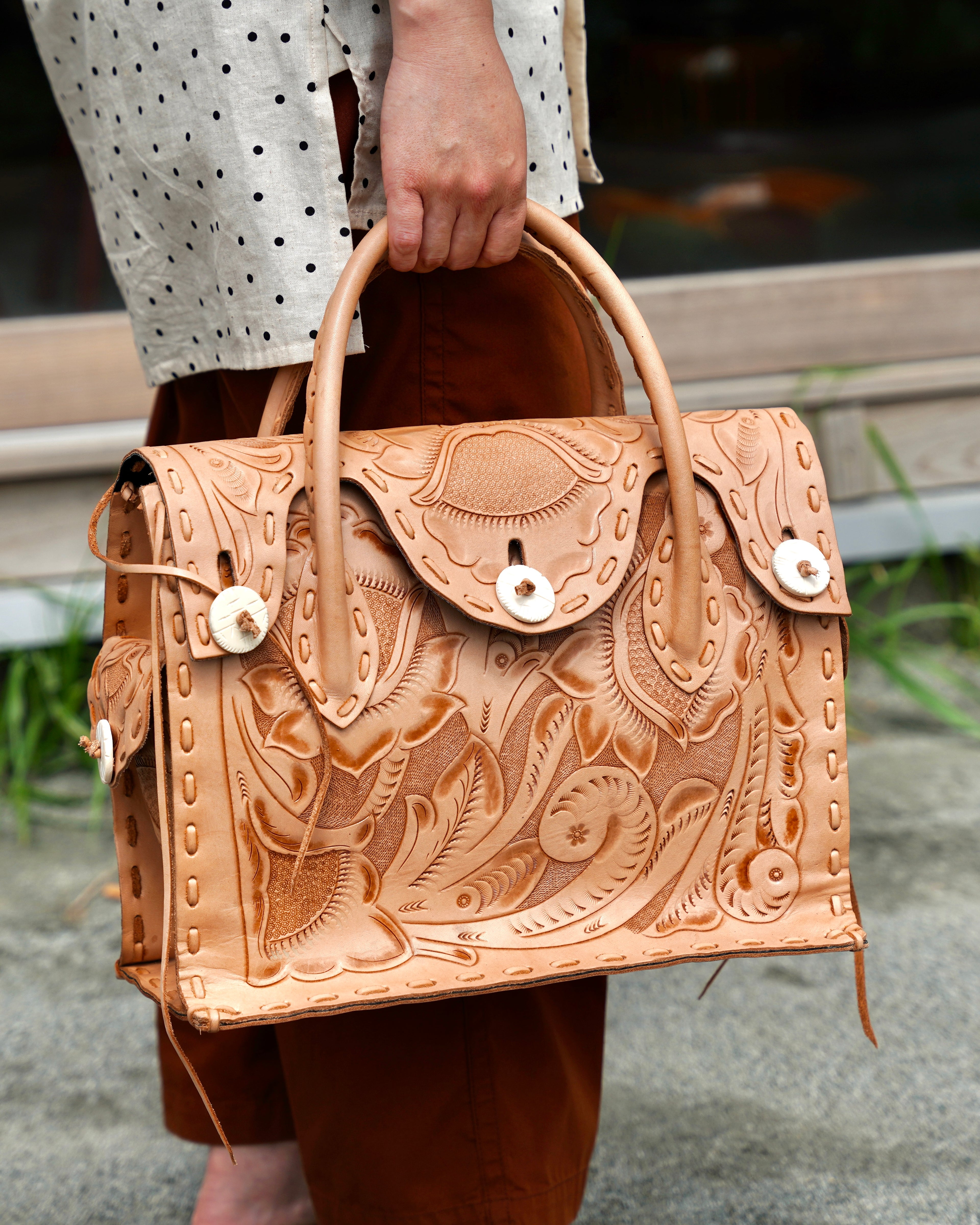 CHAMULA / Western Stitch Bag L