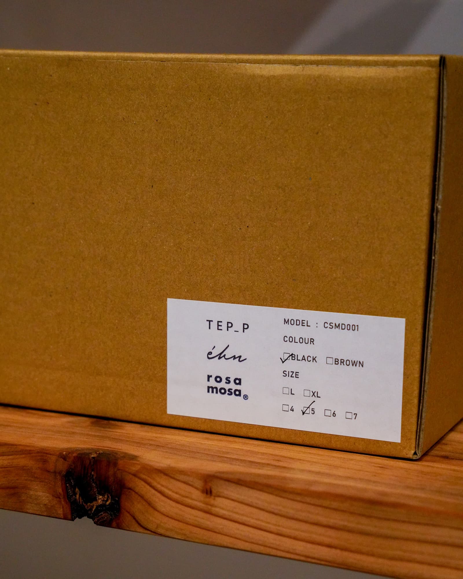 TEP_P × rosa mosa × éhn /  CSMD Shoes キルト付きシューズ