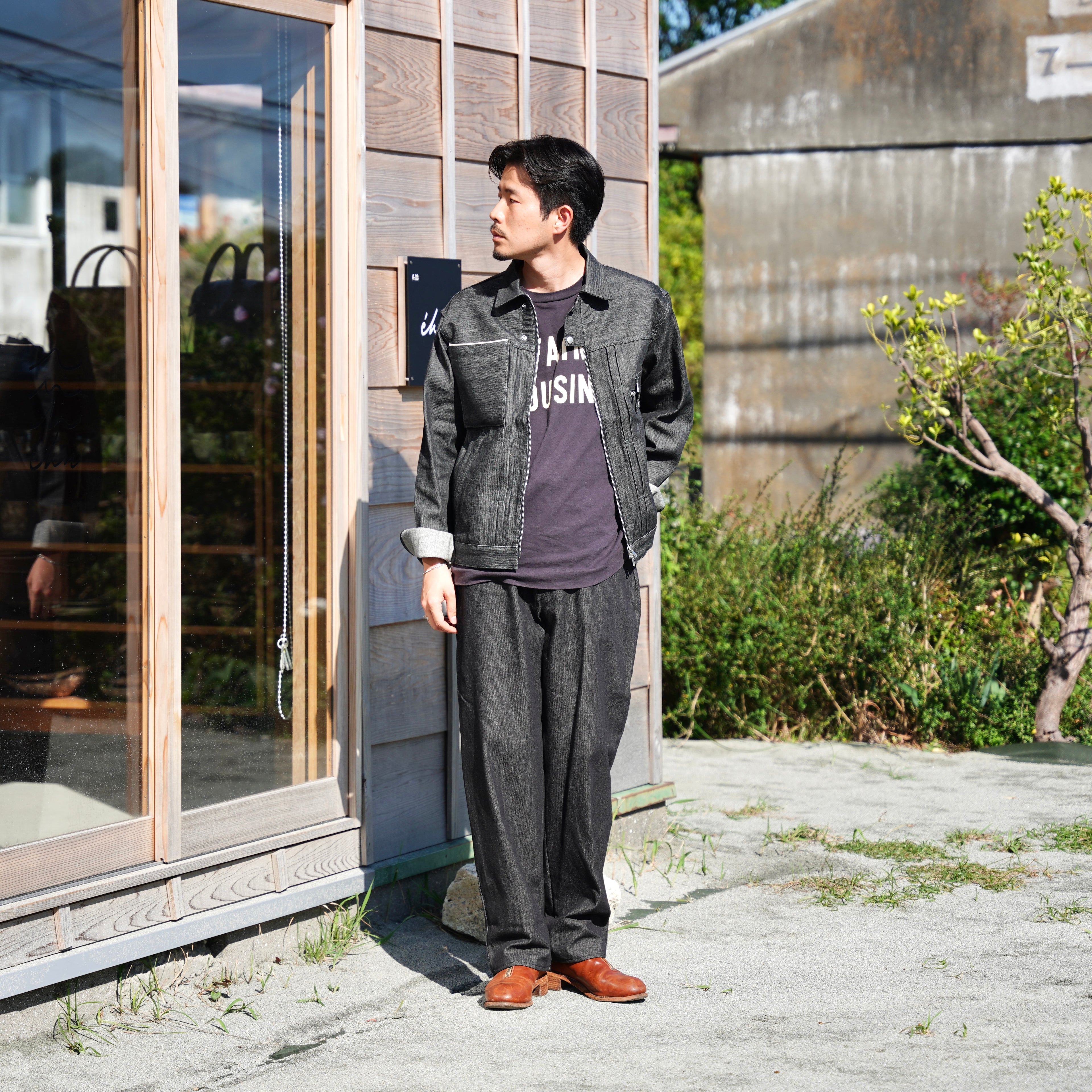 EESETT&Co / Denim Jacket Type-D “Sharonberg” Black Denim