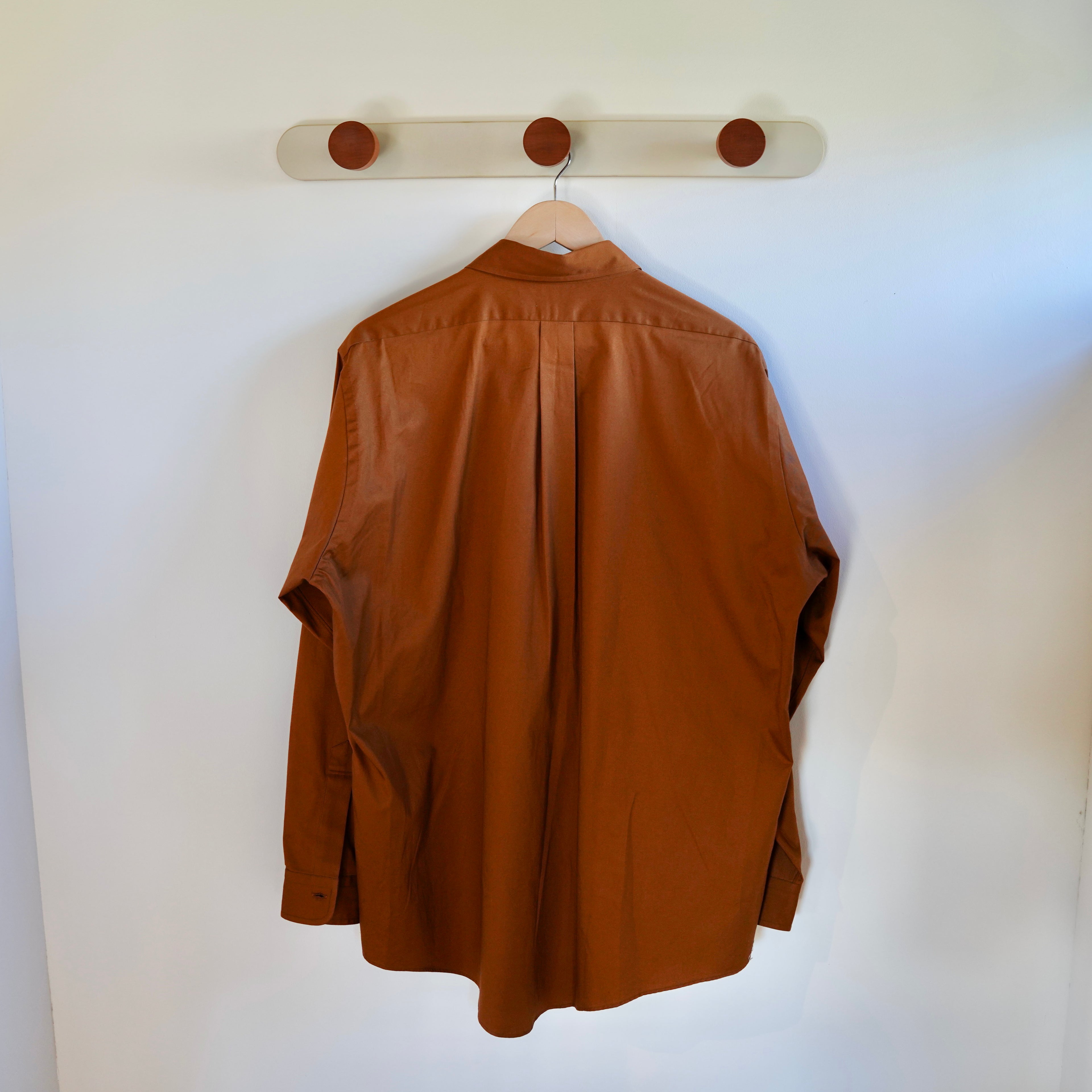 FOUNDOUR(ファウンダ) / REGULAR COLLAR SHIRT  MOCHA