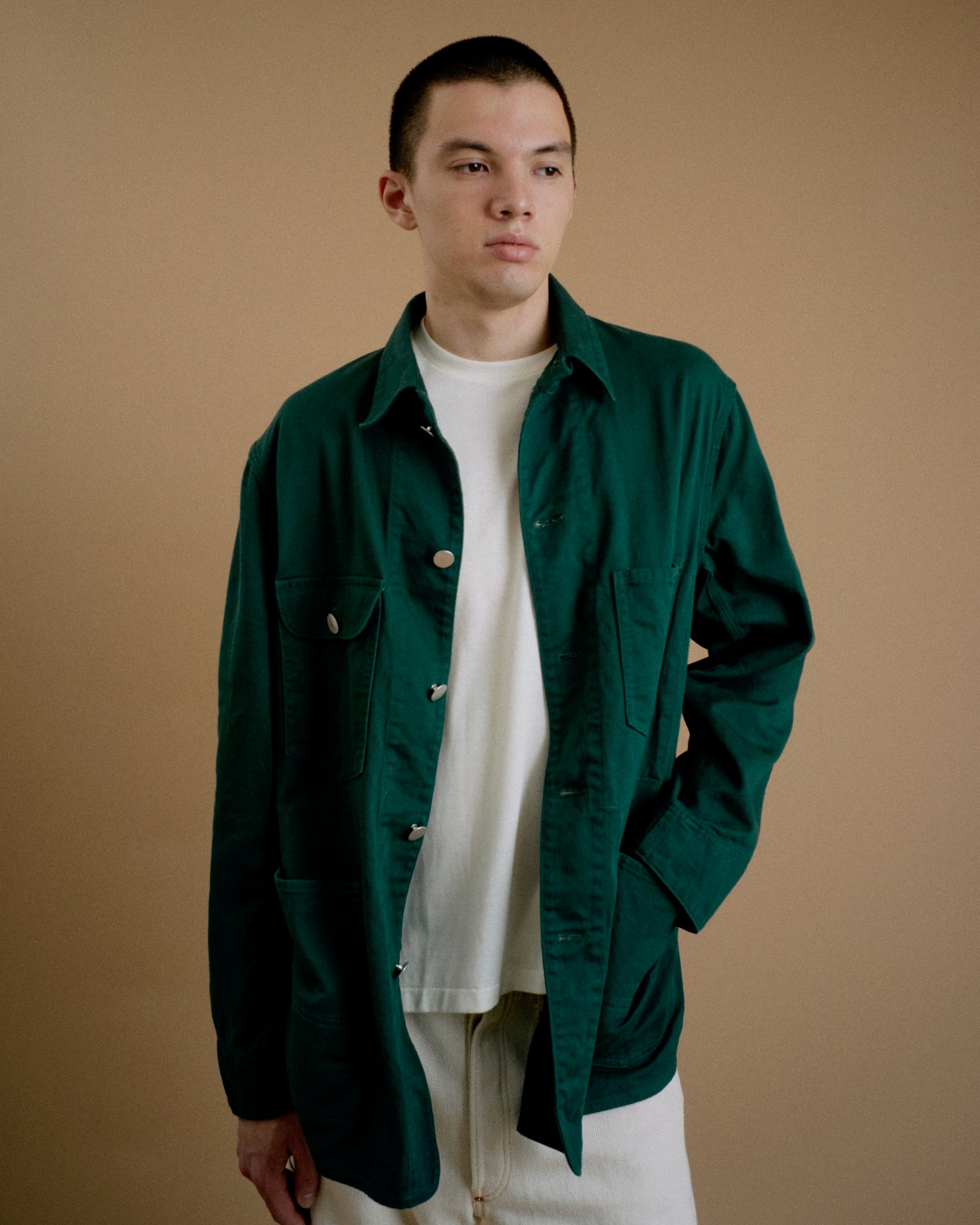 FOUNDOUR(ファウンダ) / WORK JACKET GREEN