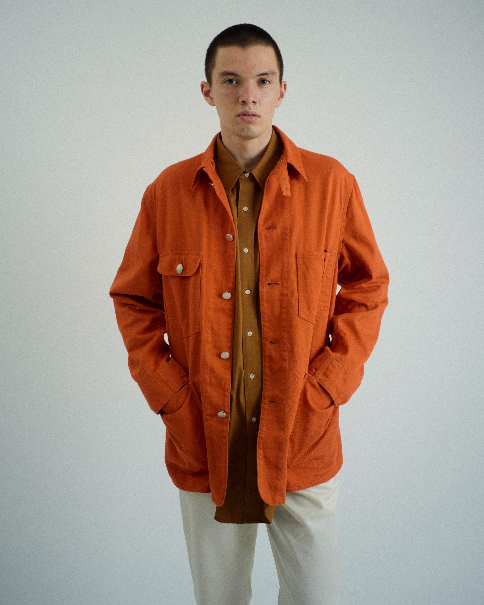 FOUNDOUR(ファウンダ) / WORK JACKET ORANGE