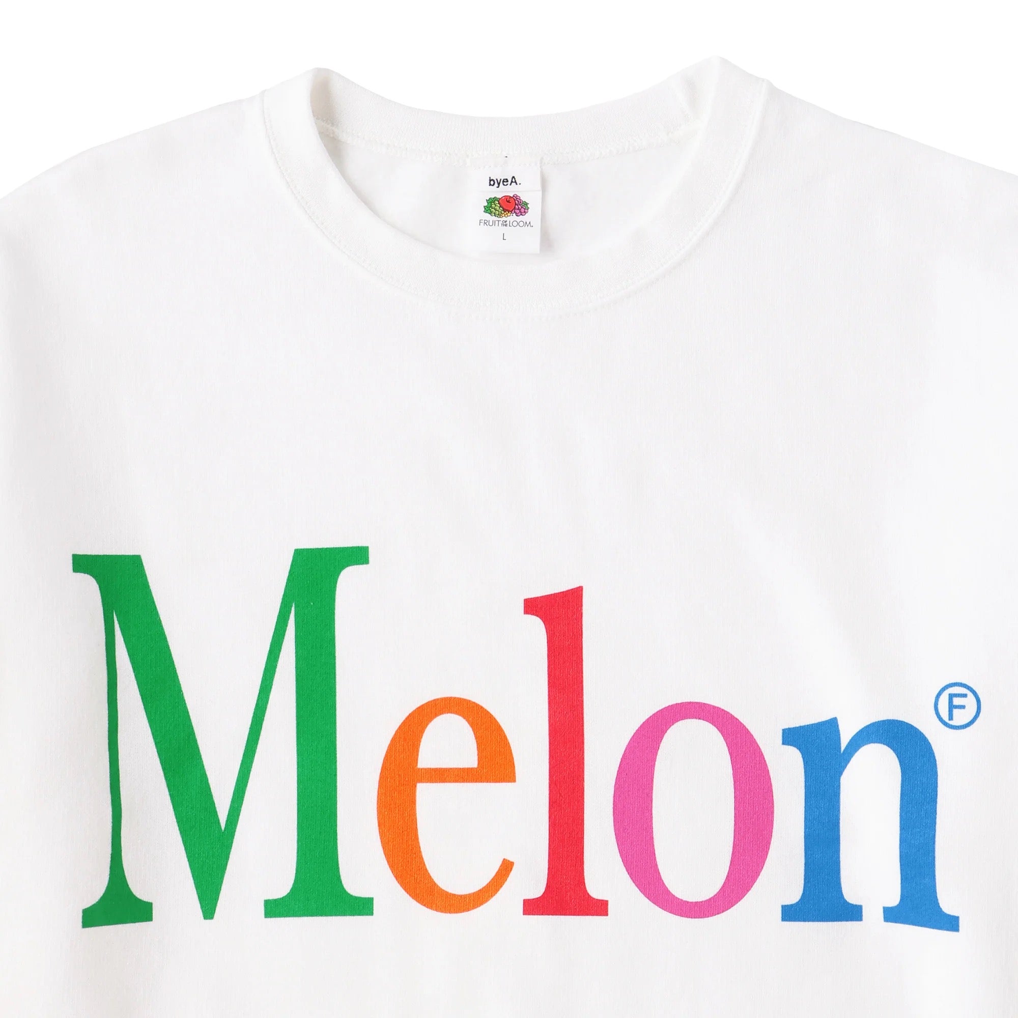 byeA. / NOT APPLE SWEAT Melon WHITE