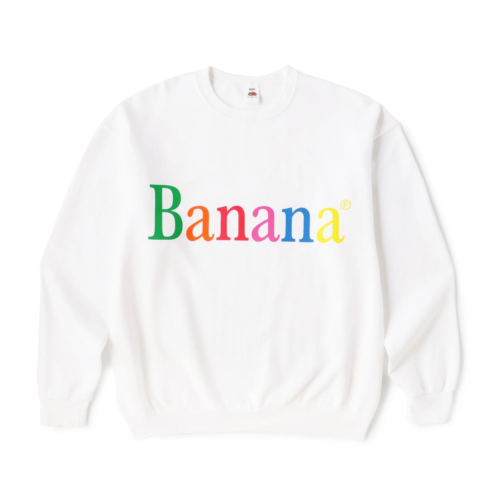 byeA. / NOT APPLE SWEAT Banana WHITE