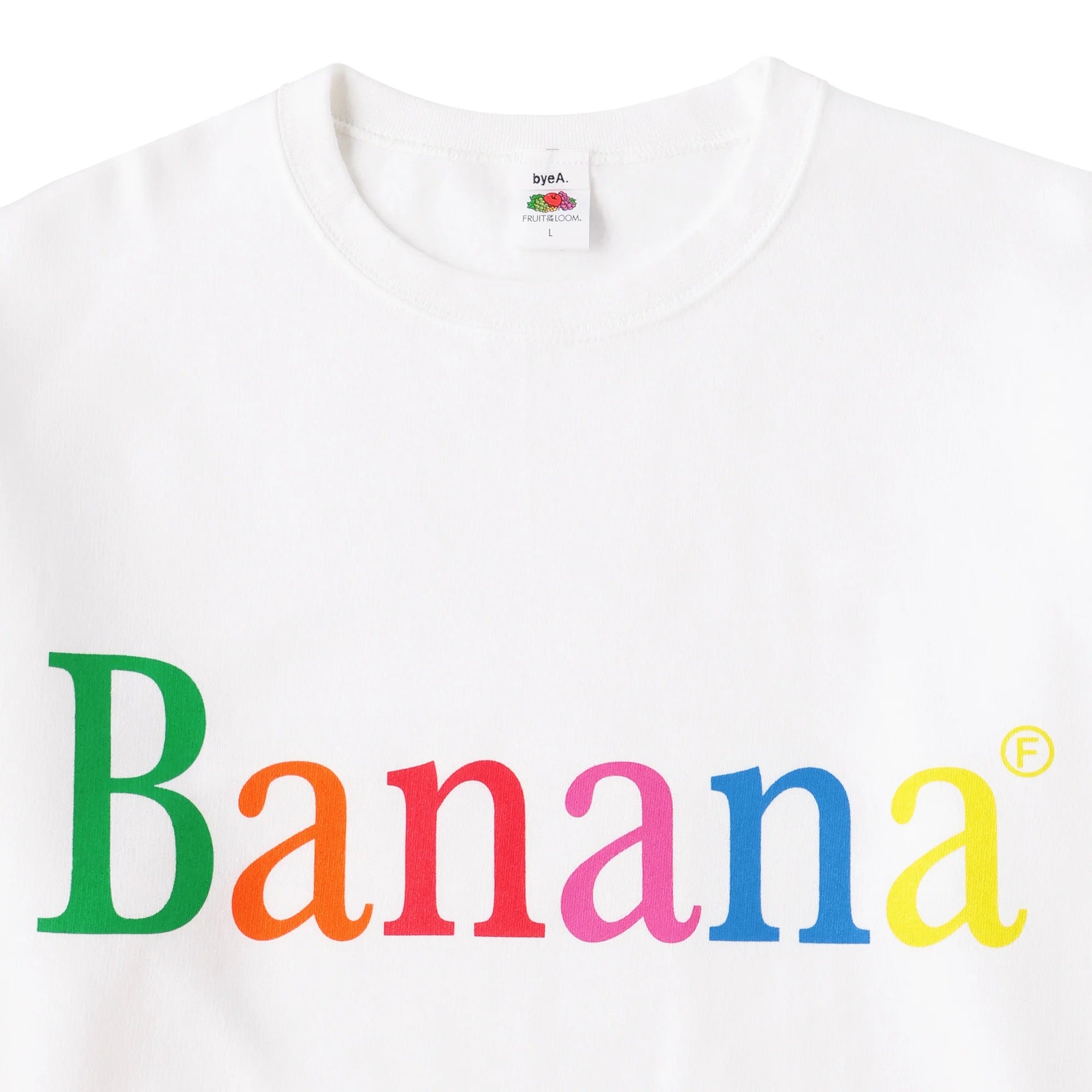 byeA. / NOT APPLE SWEAT Banana WHITE