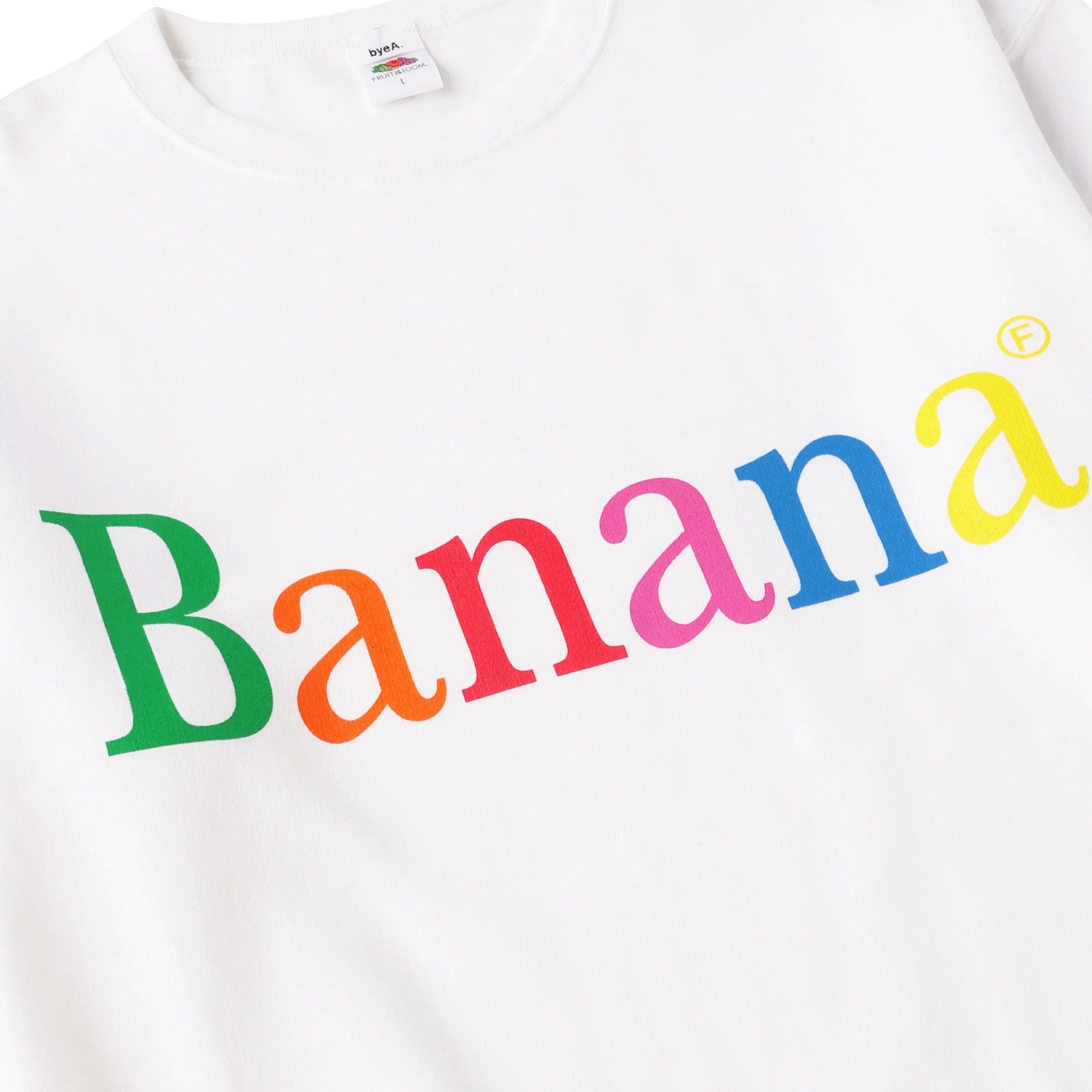 byeA. / NOT APPLE SWEAT Banana WHITE