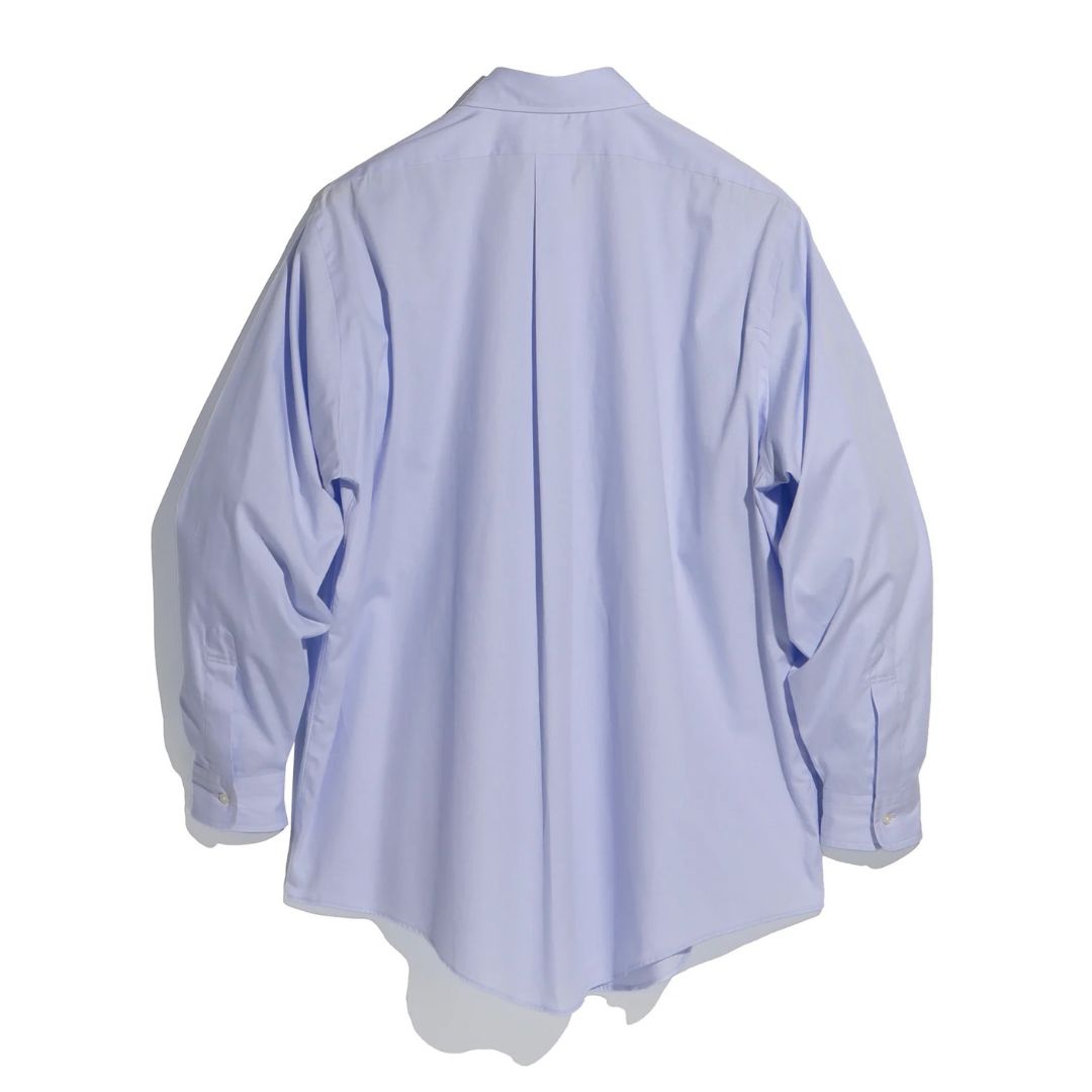 FOUNDOUR（ファウンダ) / REGULAR COLLAR SHIRT - BLUE