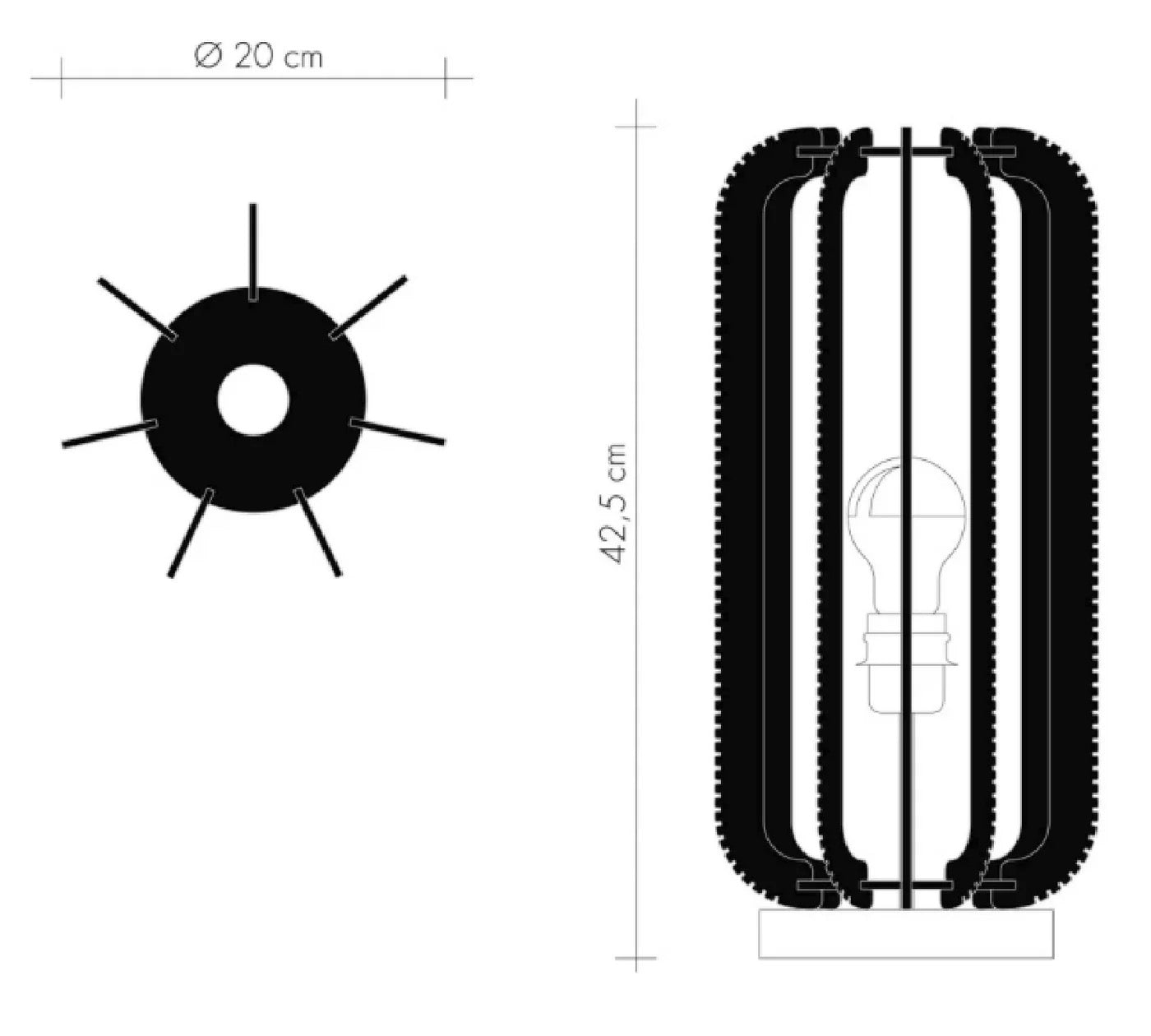 LAFABLIGHT / PILLSI - LAMP ON BASE