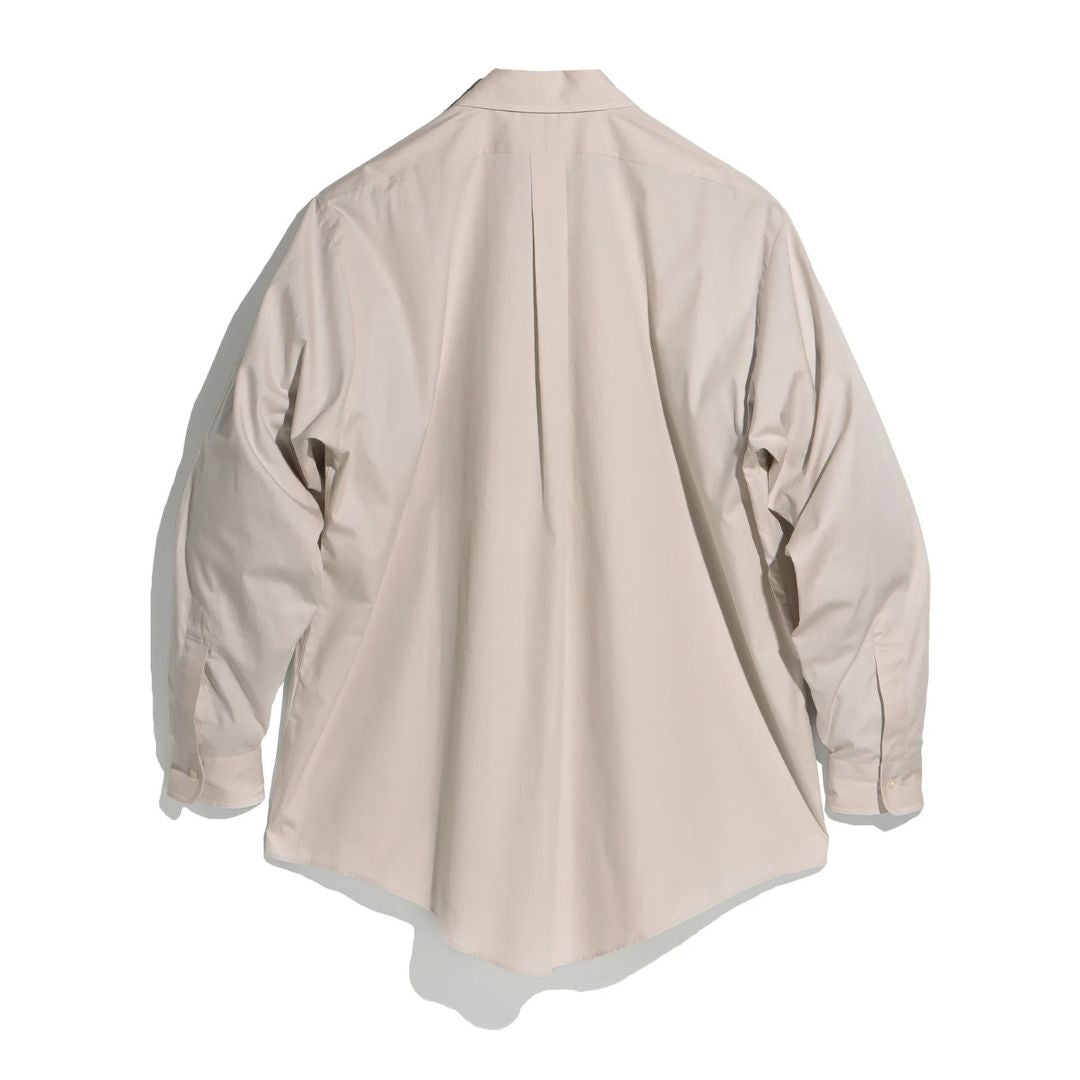 FOUNDOUR（ファウンダ) / REGULAR COLLAR SHIRT - LIGHT GREY