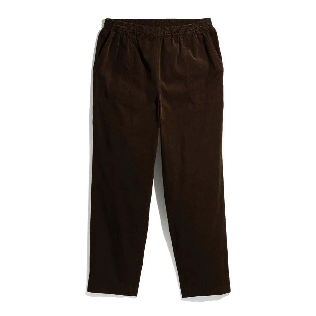FOUNDOUR（ファウンダ) / COTTON CORDUROY EASY PANTS - BROWN