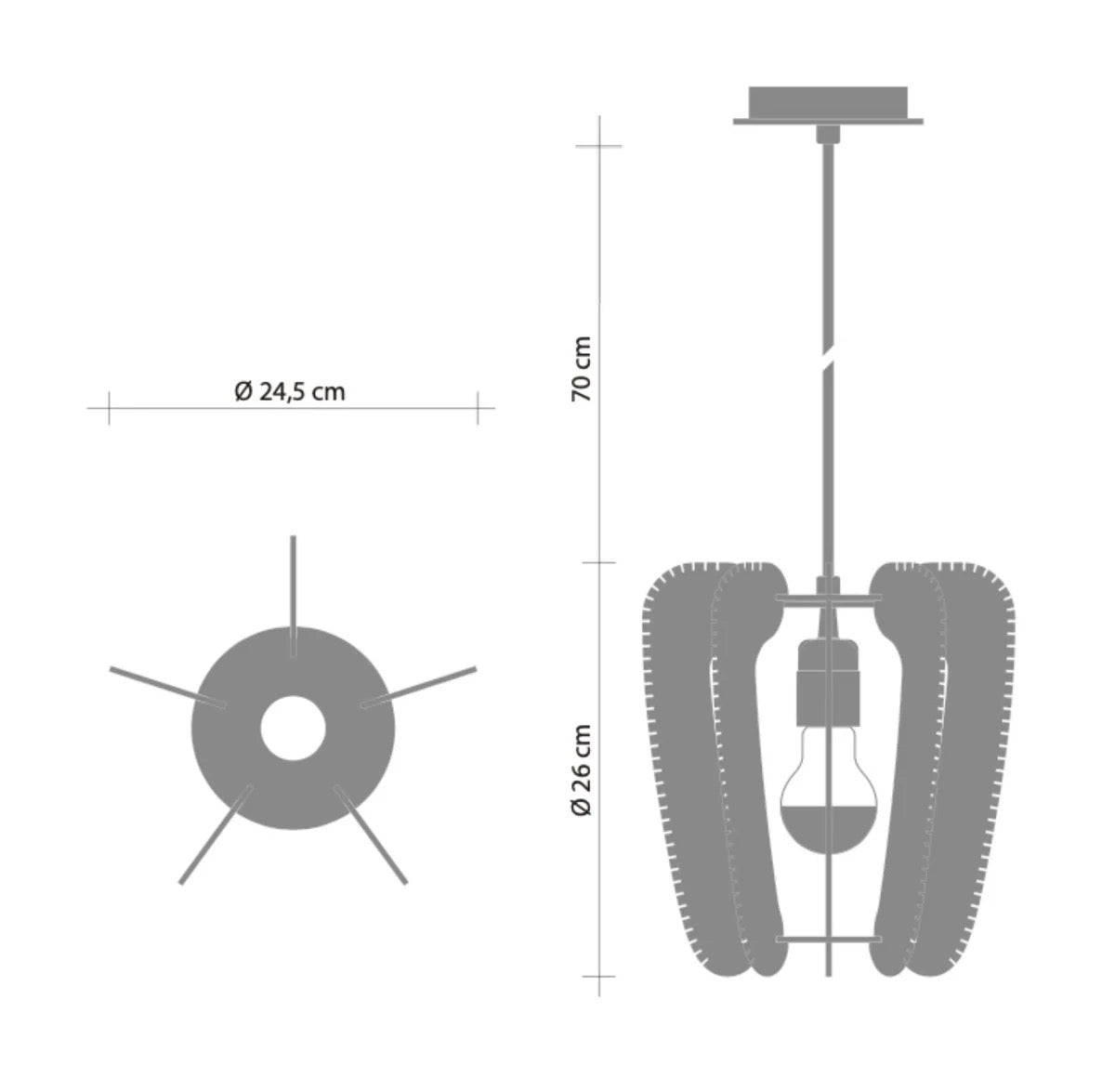 LAFABLIGHT / ARIOCA - PENDANT LAMP (QADRO)