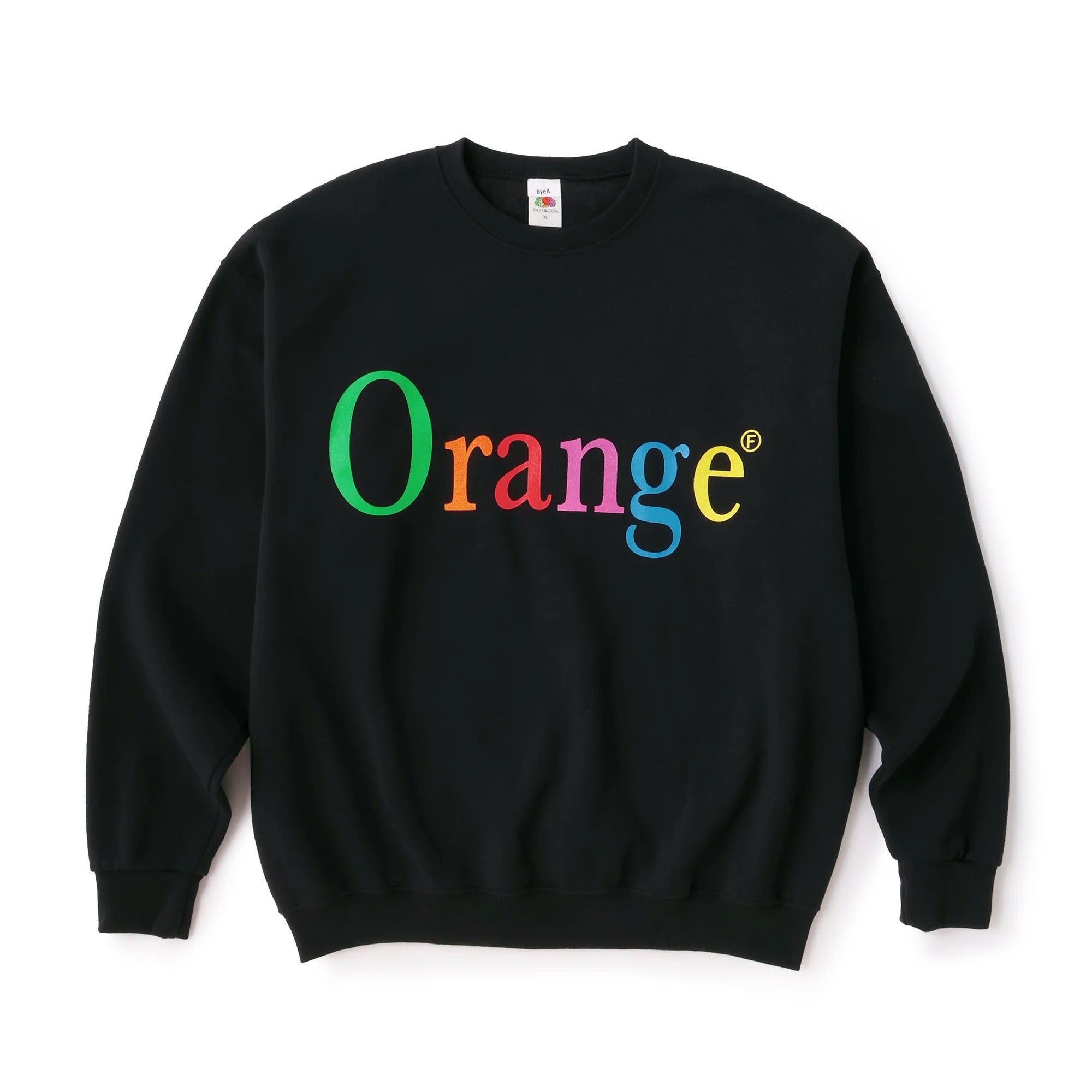 byeA. / NOT APPLE SWEAT Orange BLACK