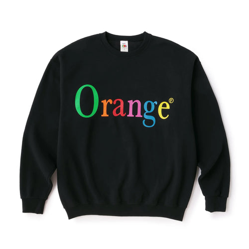 byeA. / NOT APPLE SWEAT Orange BLACK