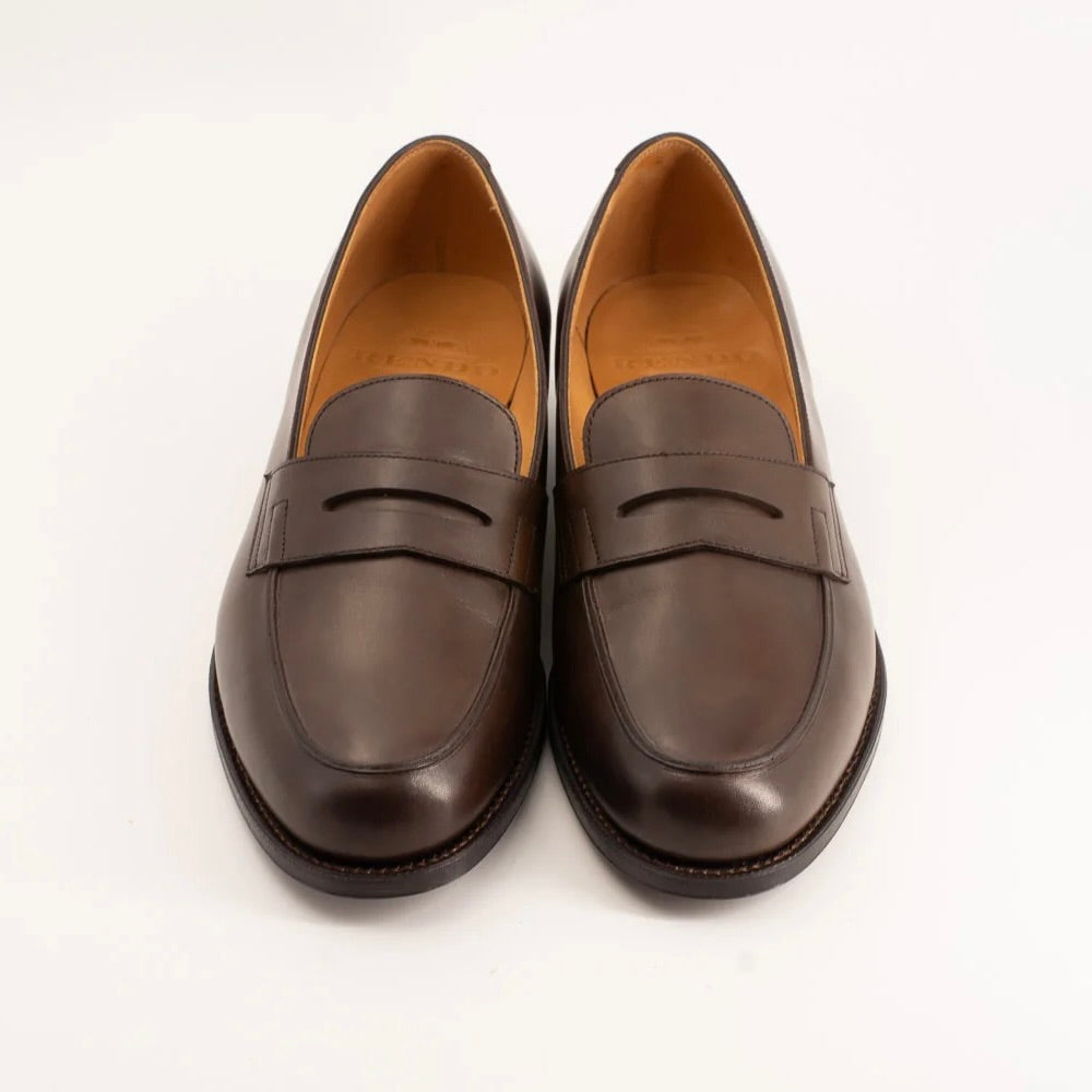 【受注生産】RENDO × éhn  / Coin Loafer (オーストリッチ・国産キップ）