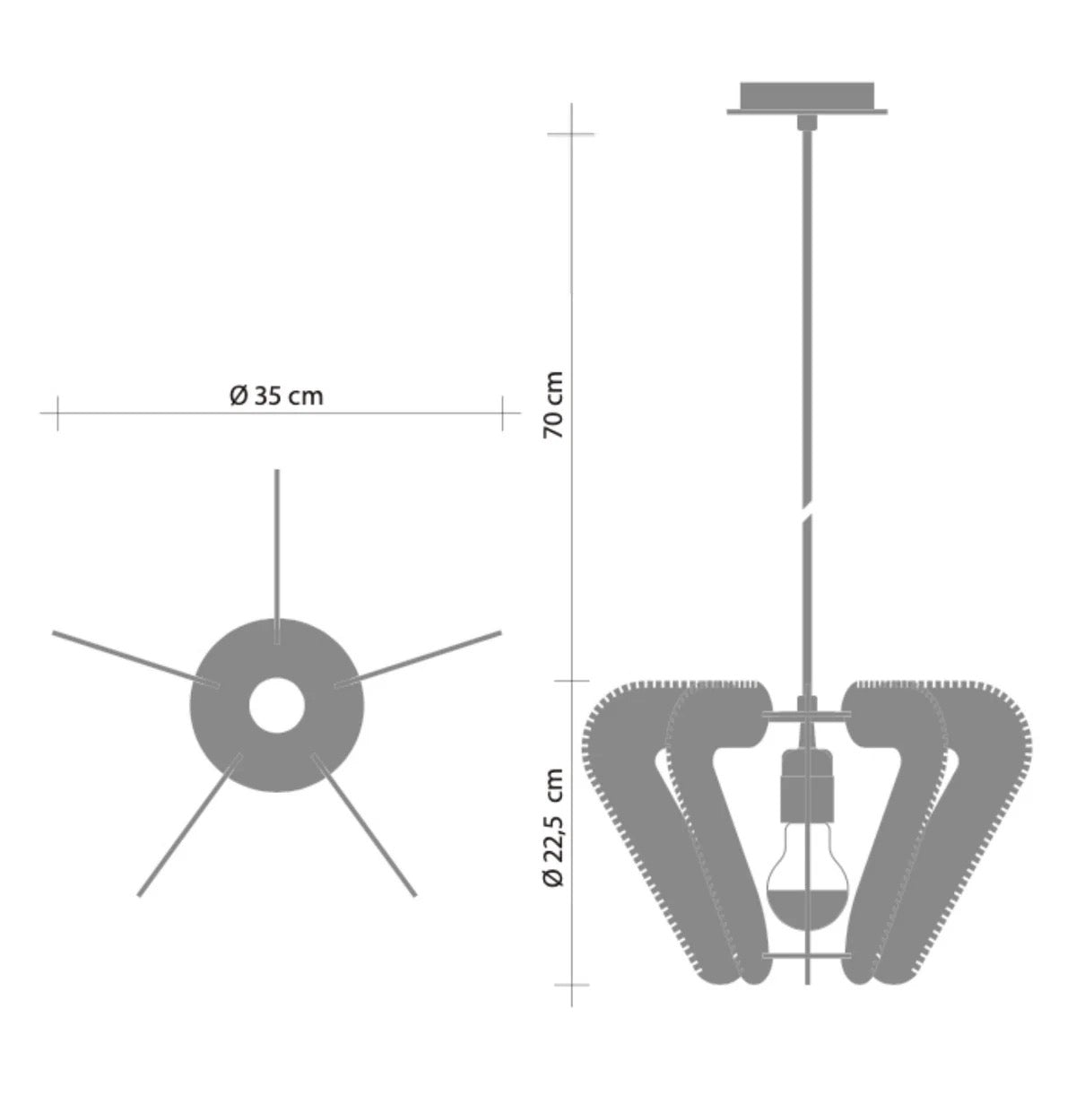 LAFABLIGHT / NOTOCA - PENDANT LAMP (KALYPSO)