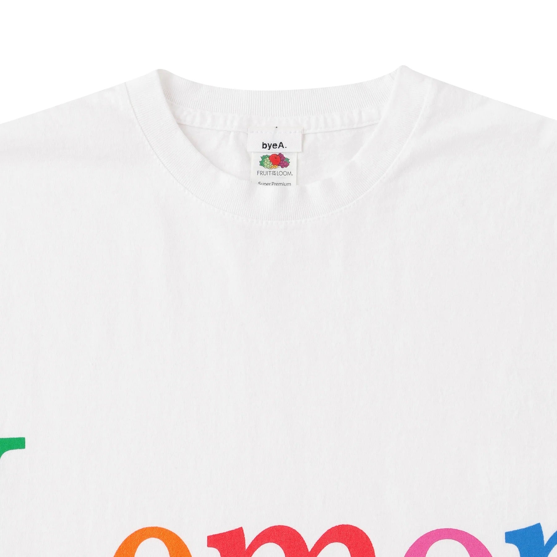 byeA. / NOT APPLE TEE Lemon WHITE