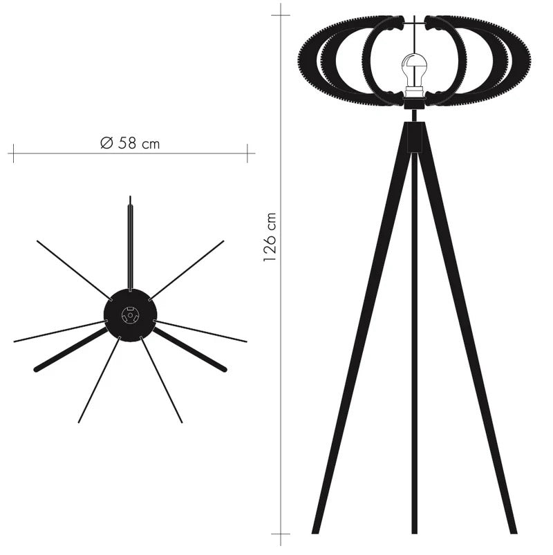 【予約】LAFABLIGHT / ETIOLA - FLOOR LAMP (UFOLA) ※2026年9月末〜10月中旬お届け予定