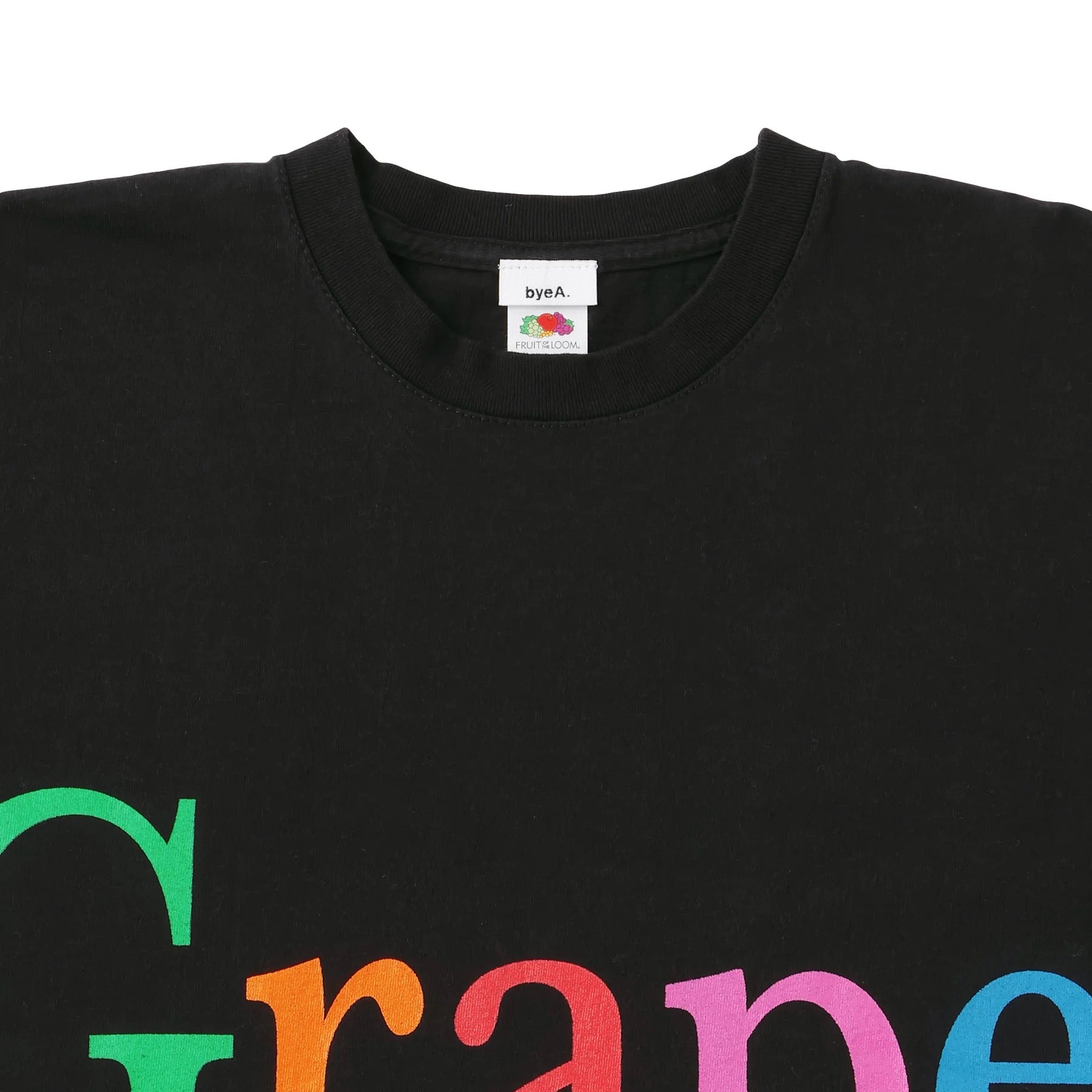 byeA. / NOT APPLE TEE Grape BLACK