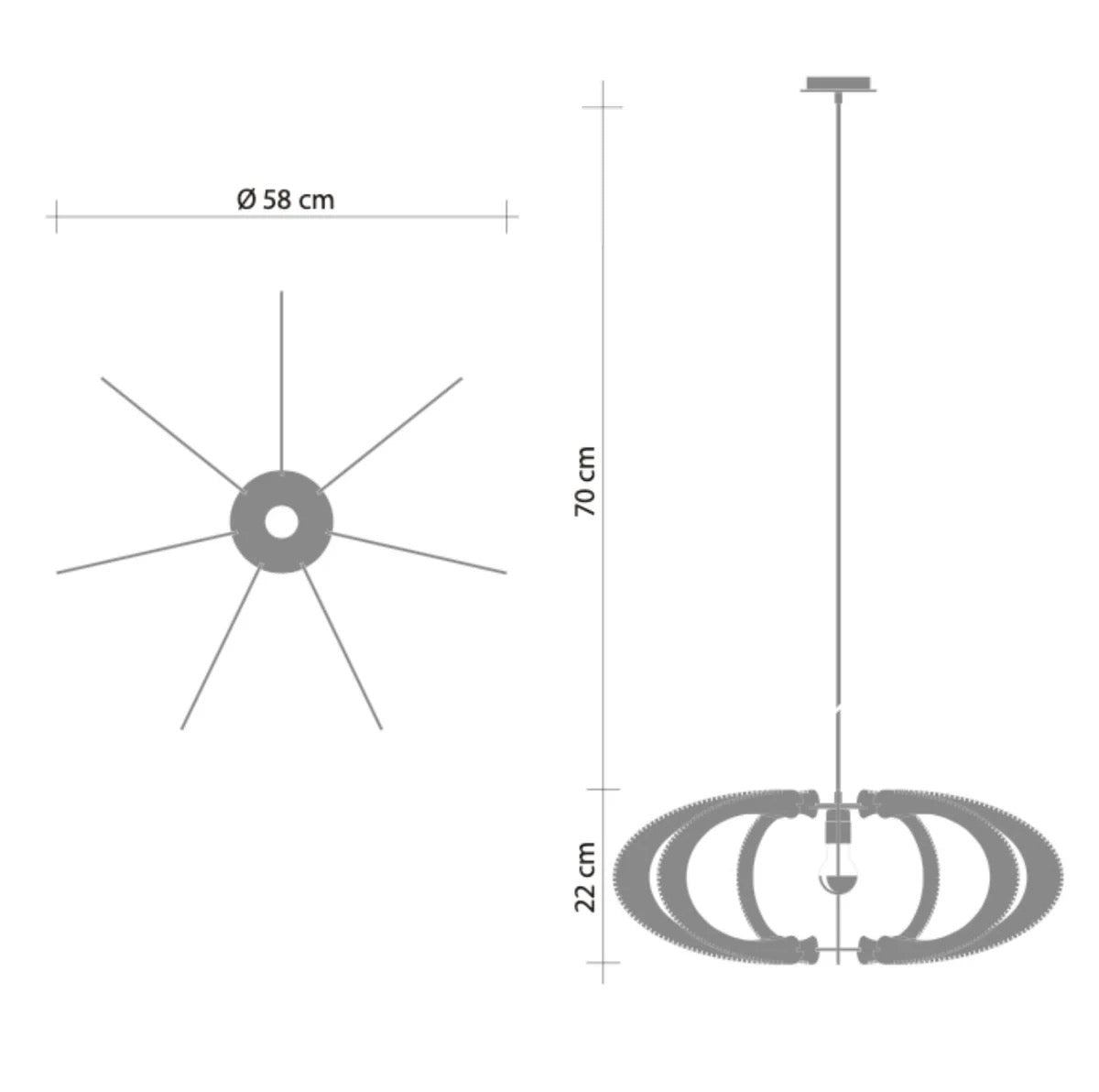 【予約】LAFABLIGHT / ETIOLA - PENDANT LAMP (ALCELIA) ※2026年9月末〜10月中旬お届け予定