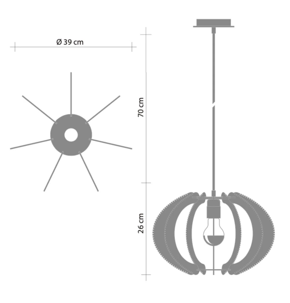 LAFABLIGHT / ECHINO - PENDANT LAMP (ALCELIA)