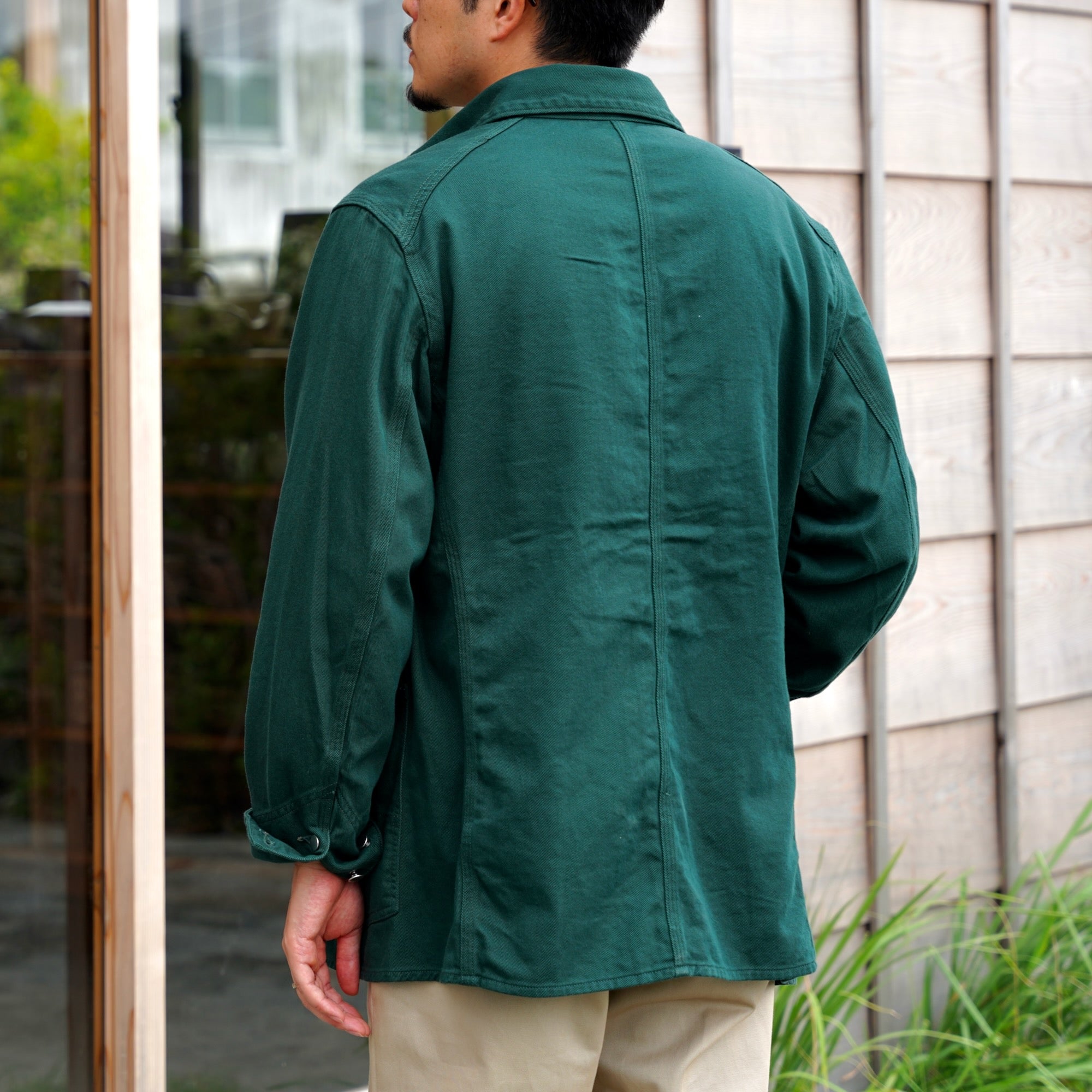 FOUNDOUR（ファウンダ) / WORK JACKET GREEN
