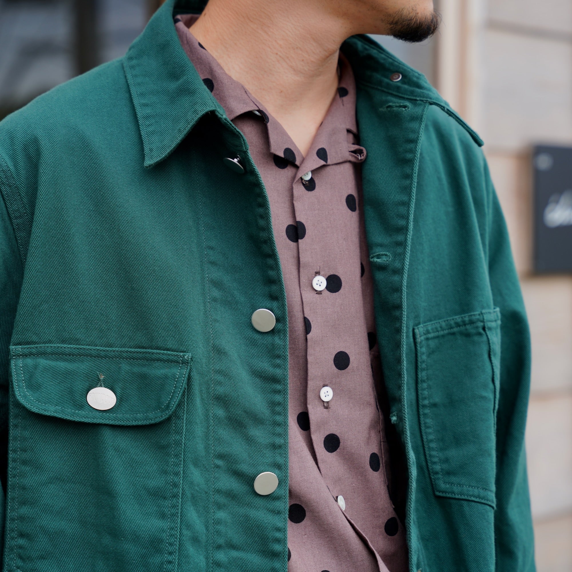 FOUNDOUR（ファウンダ) / WORK JACKET GREEN – éhn