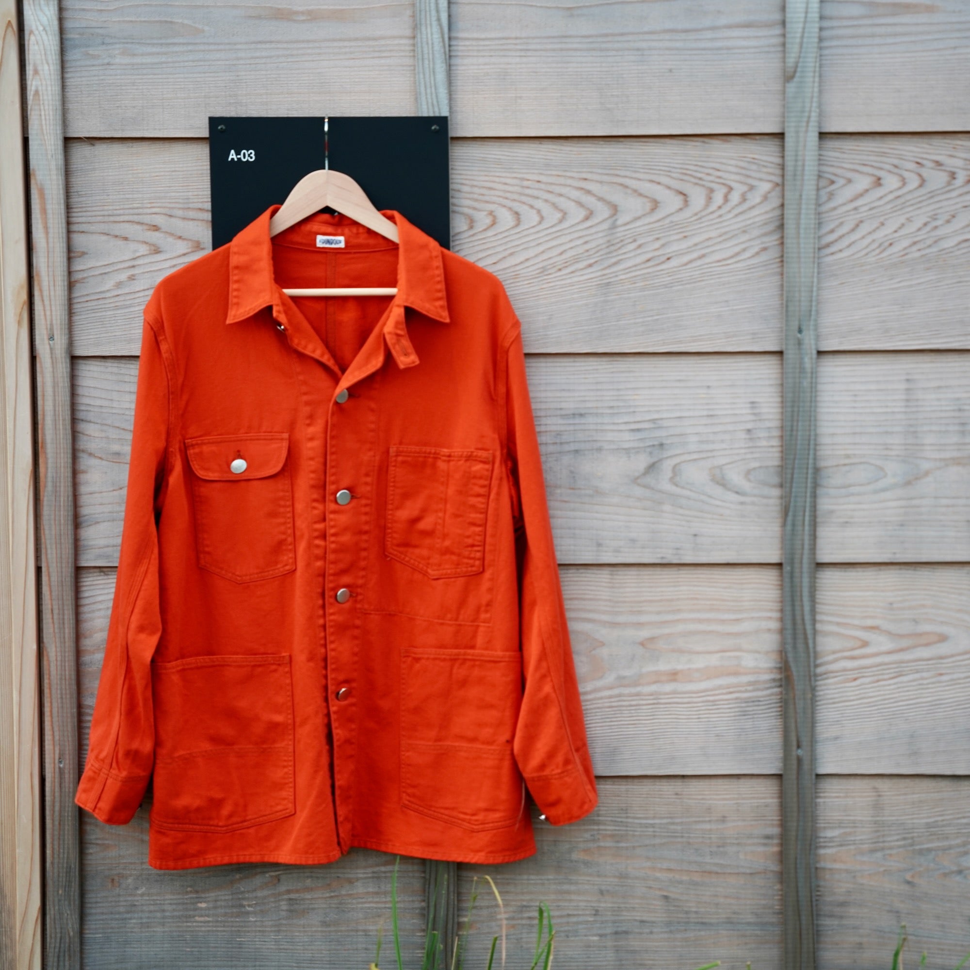 FOUNDOUR（ファウンダ) / WORK JACKET ORANGE