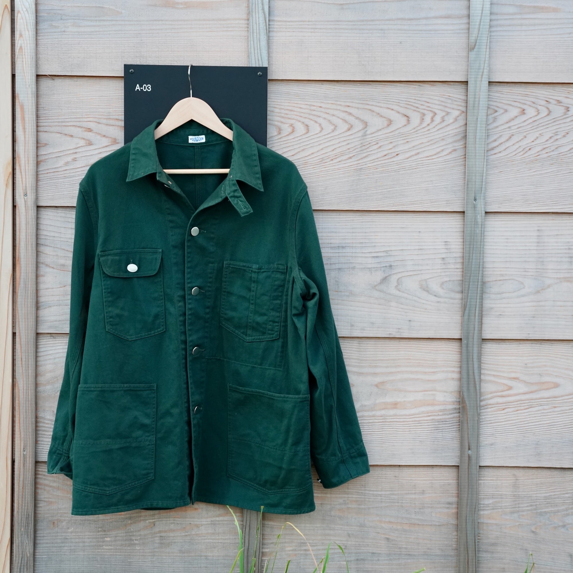 FOUNDOUR（ファウンダ) / WORK JACKET GREEN – éhn