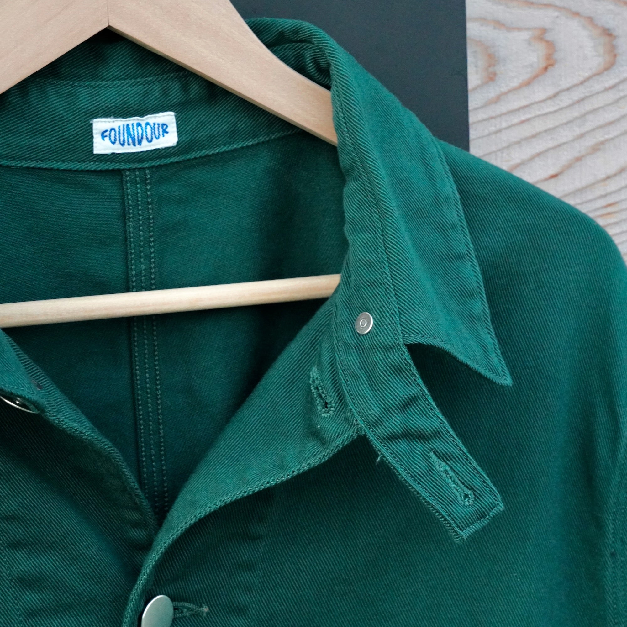 FOUNDOUR（ファウンダ) / WORK JACKET GREEN – éhn