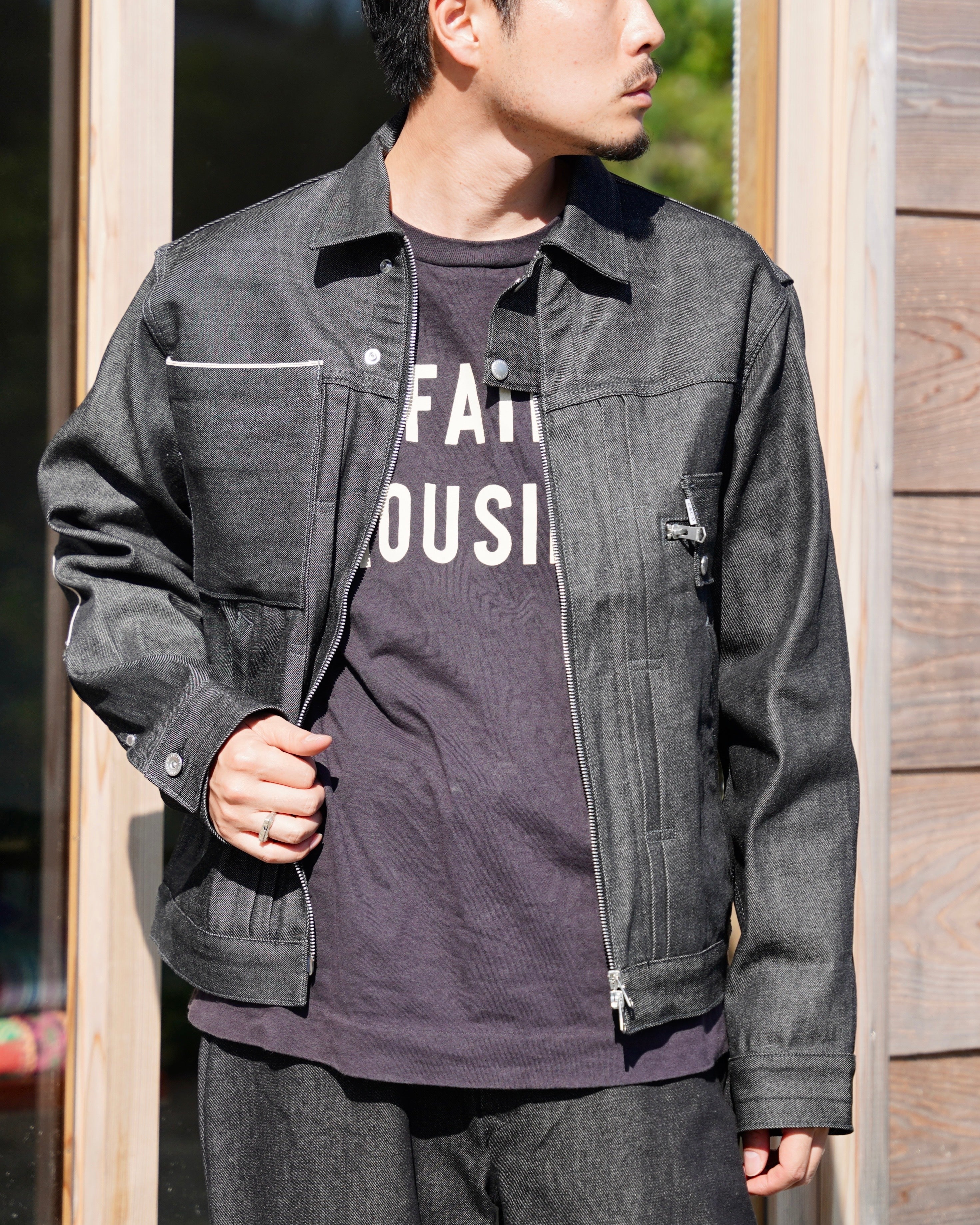 EESETT&Co / Denim Jacket Type-D “Sharonberg”　Black Denim