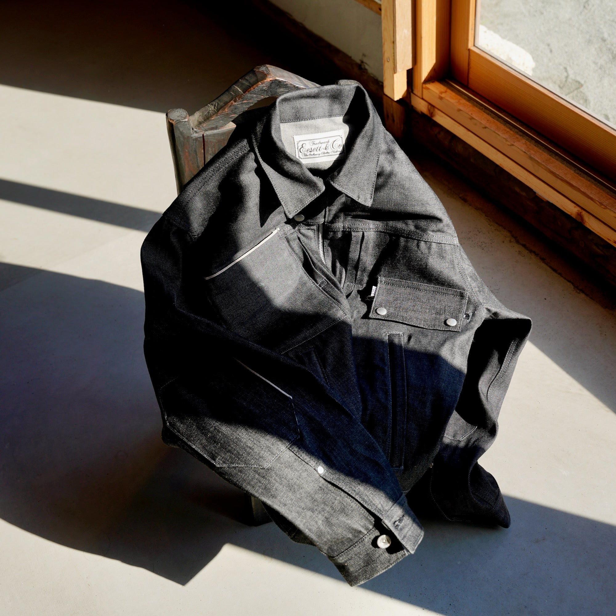 EESETT&Co / Denim Jacket Type-D “Sharonberg”　Black Denim