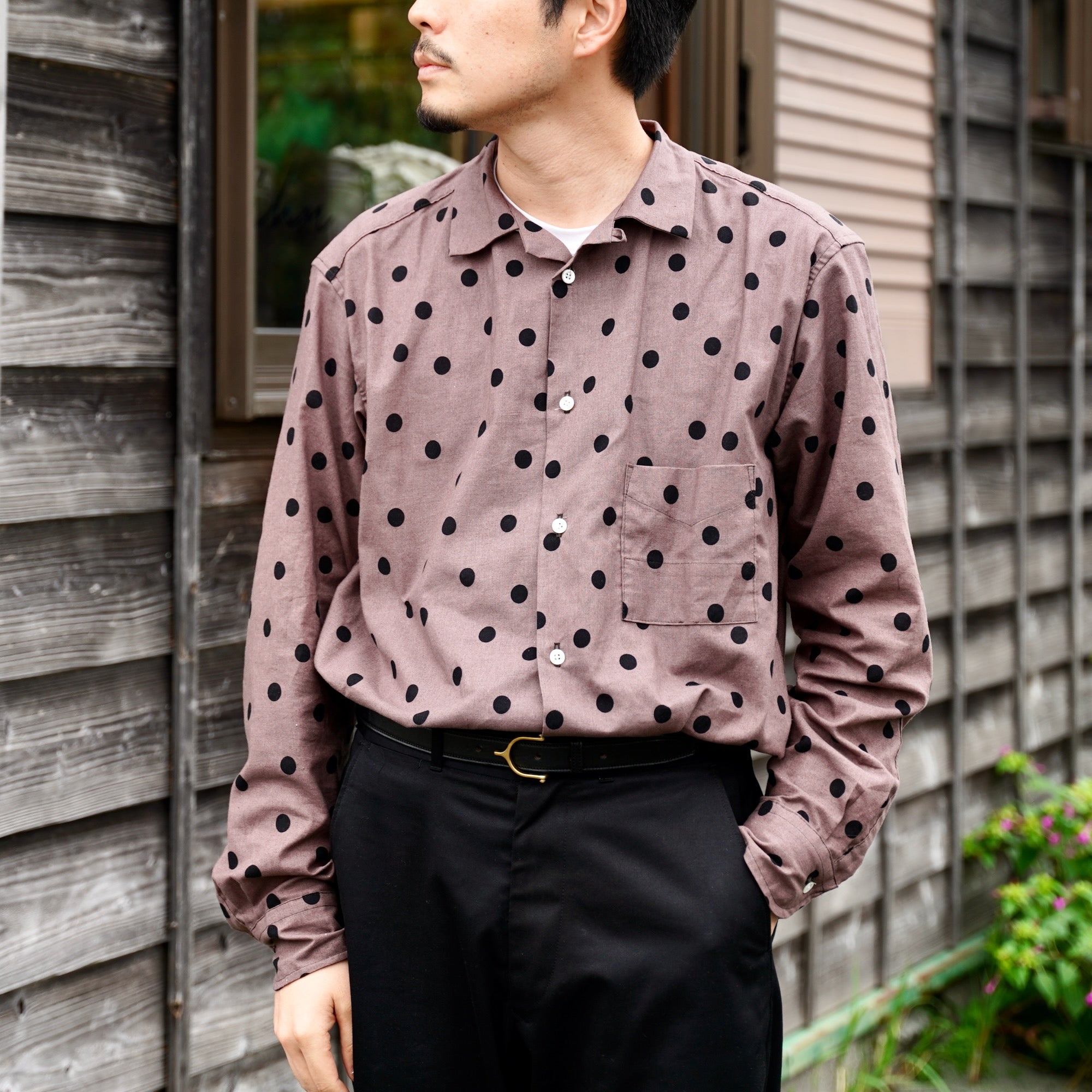 éhn original / Polka Dot Shirts BROWN