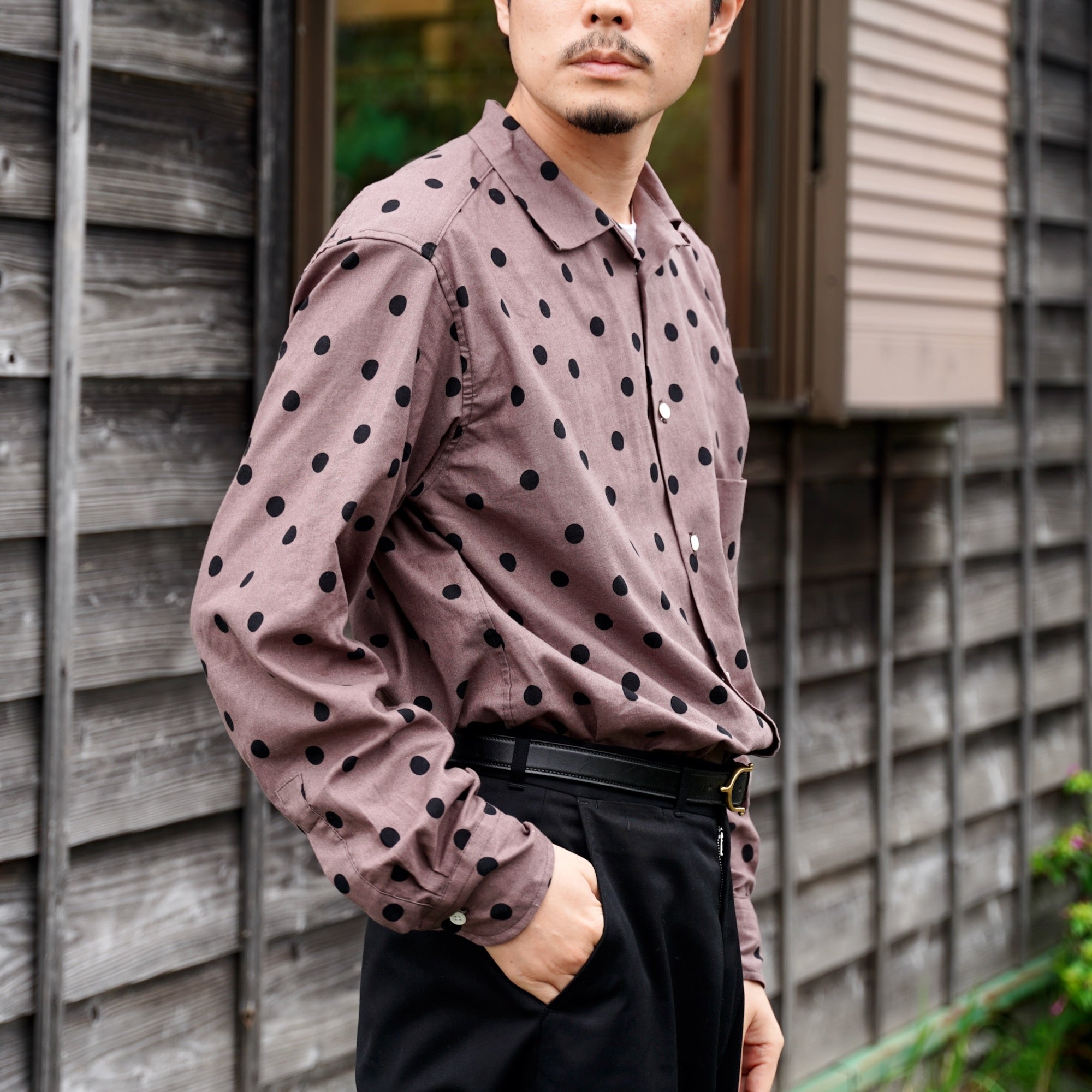 éhn original / Polka Dot Shirts BROWN