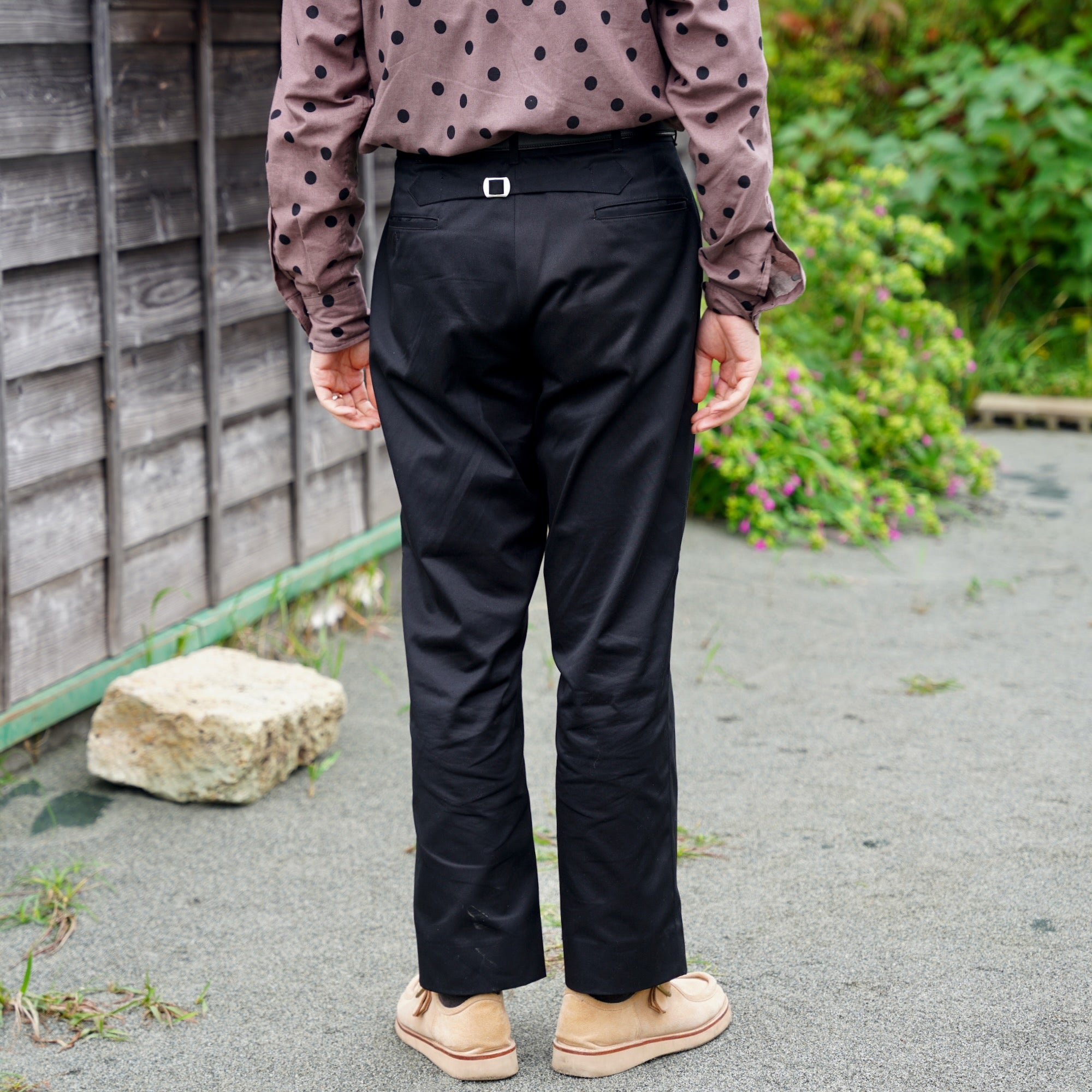 FOUNDOUR（ファウンダ) / TWILL WORK PANTS BLACK – éhn