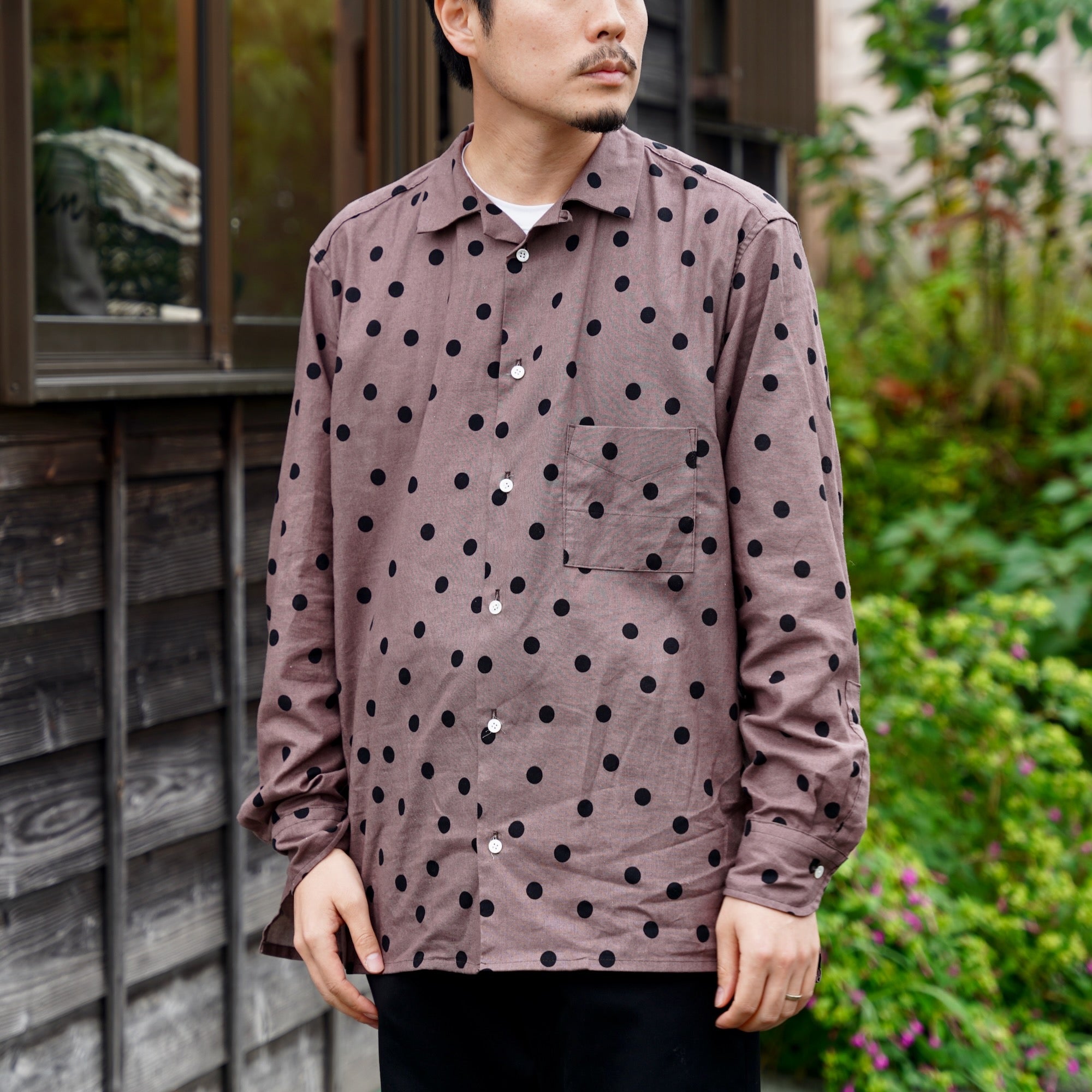 éhn original / Polka Dot Shirts BROWN