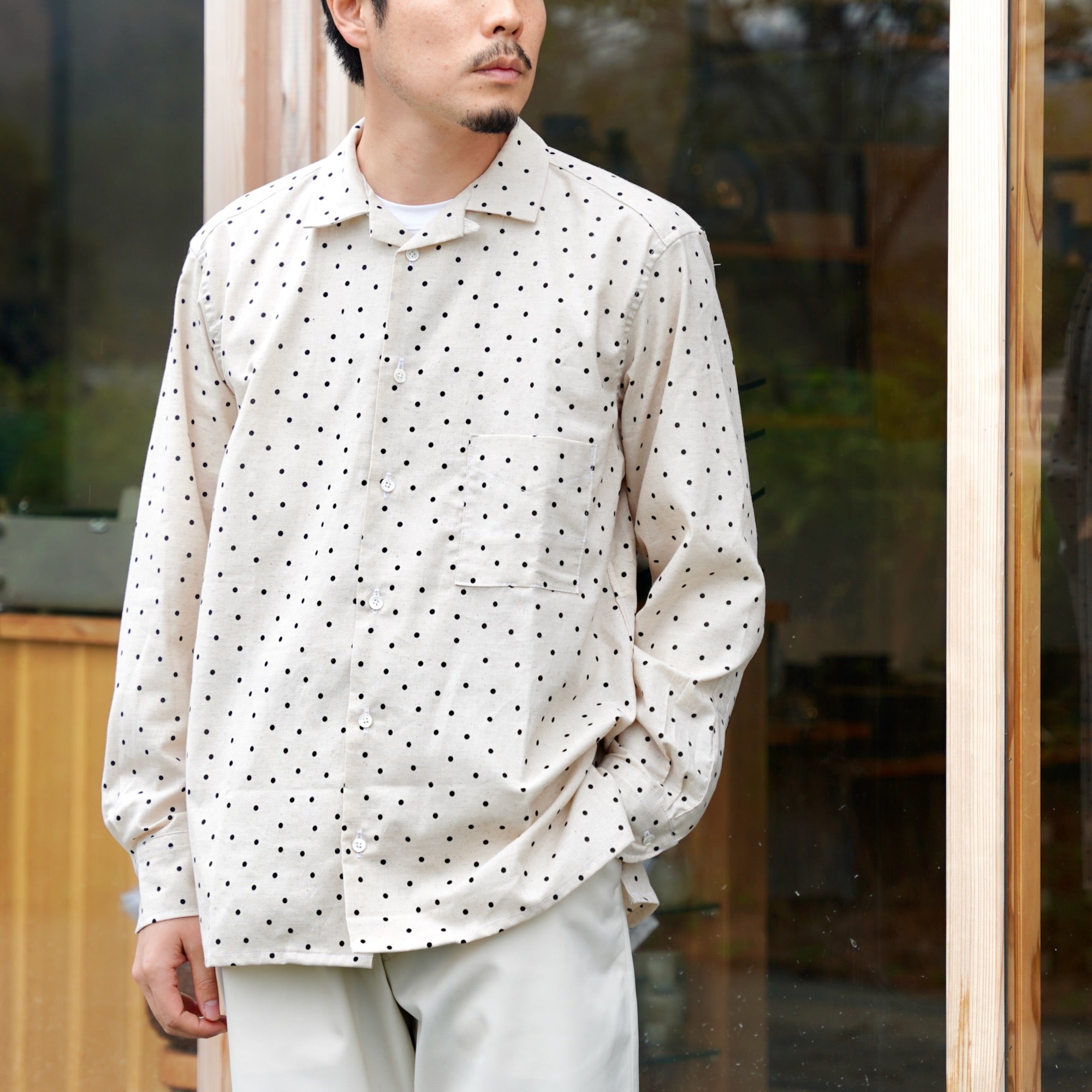 éhn original / Polka Dot Shirts WHITE