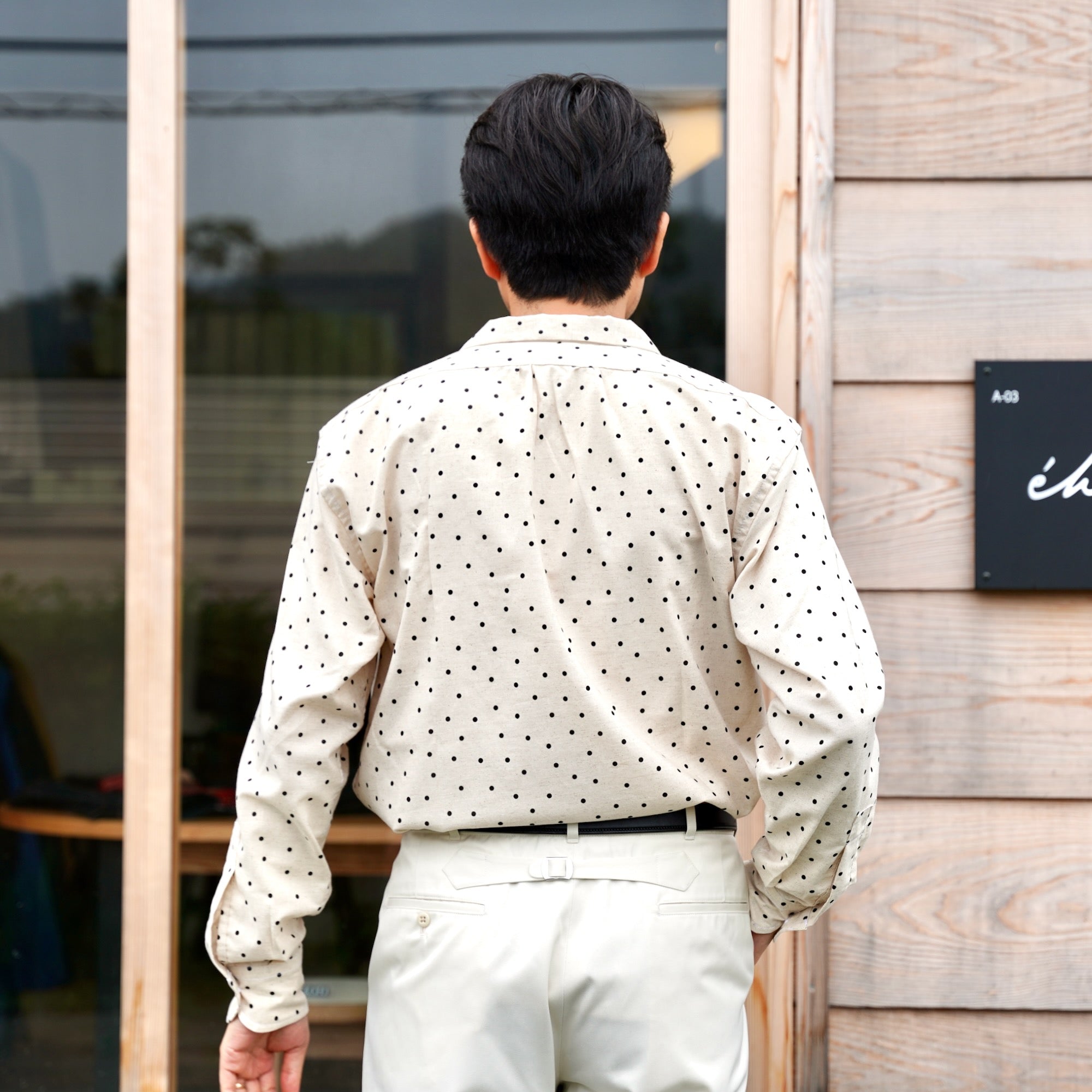 éhn original / Polka Dot Shirts WHITE