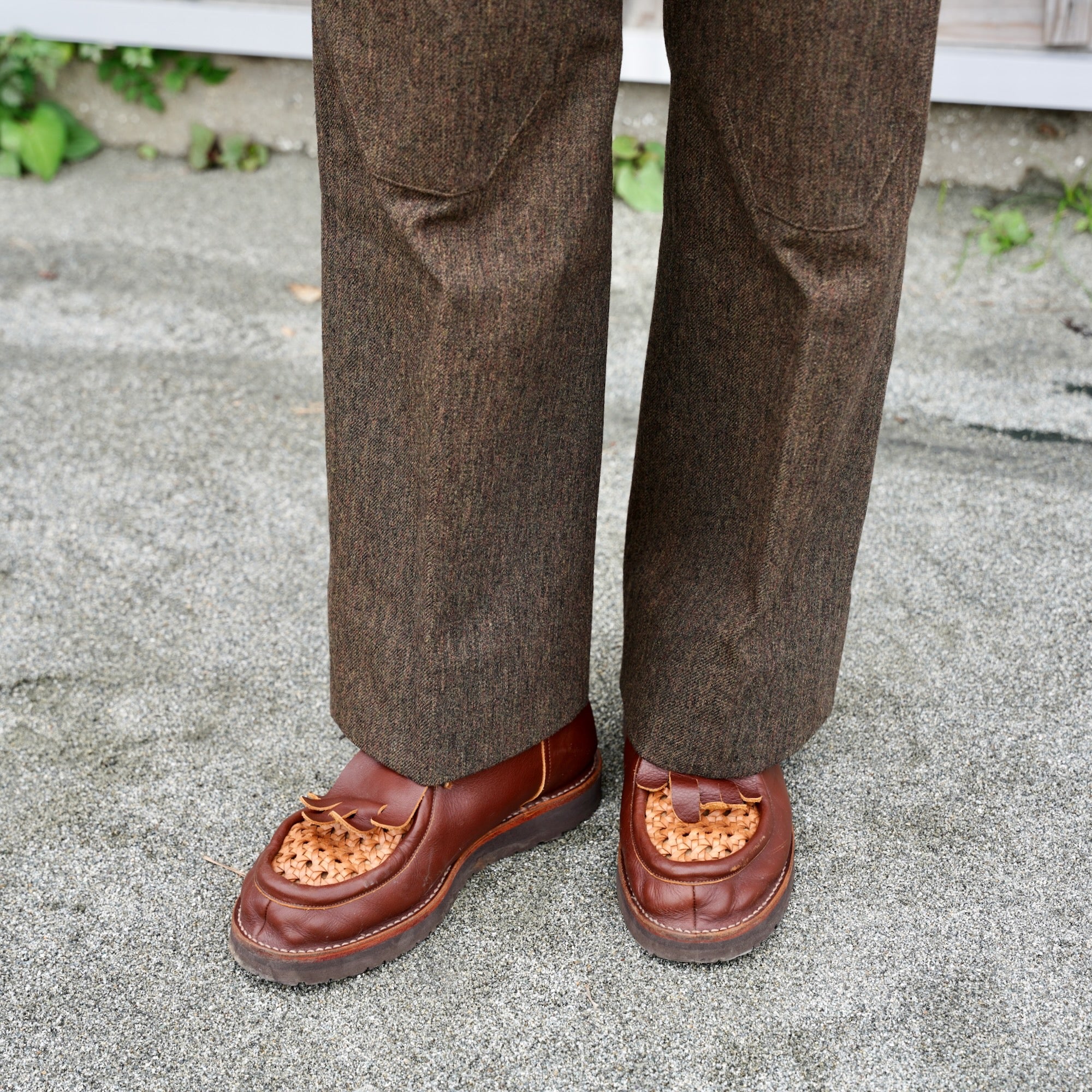 EESETT&Co / FLARE TROUSERS "ANDERSON" - BROWN