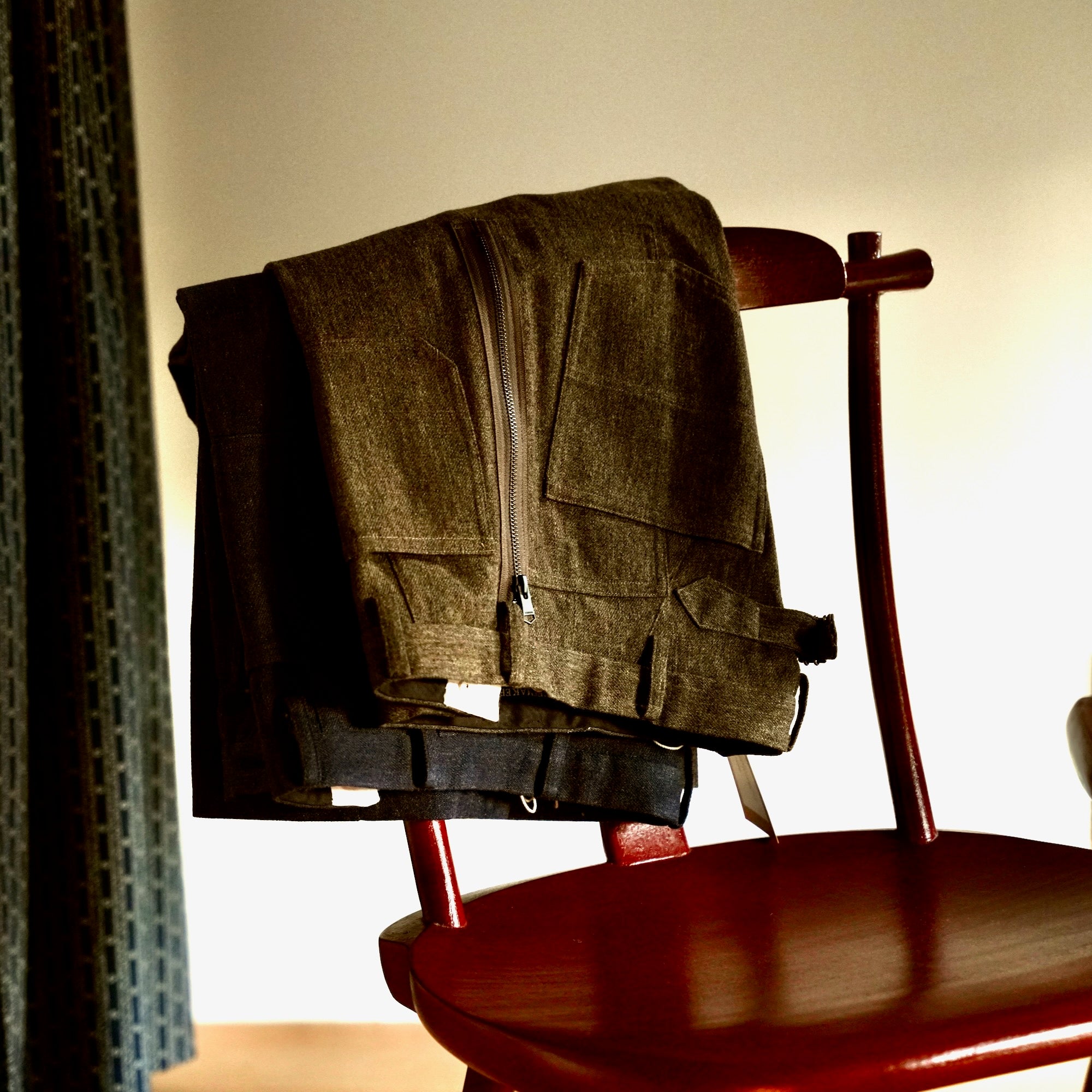 EESETT&Co / FLARE TROUSERS "ANDERSON" - BROWN