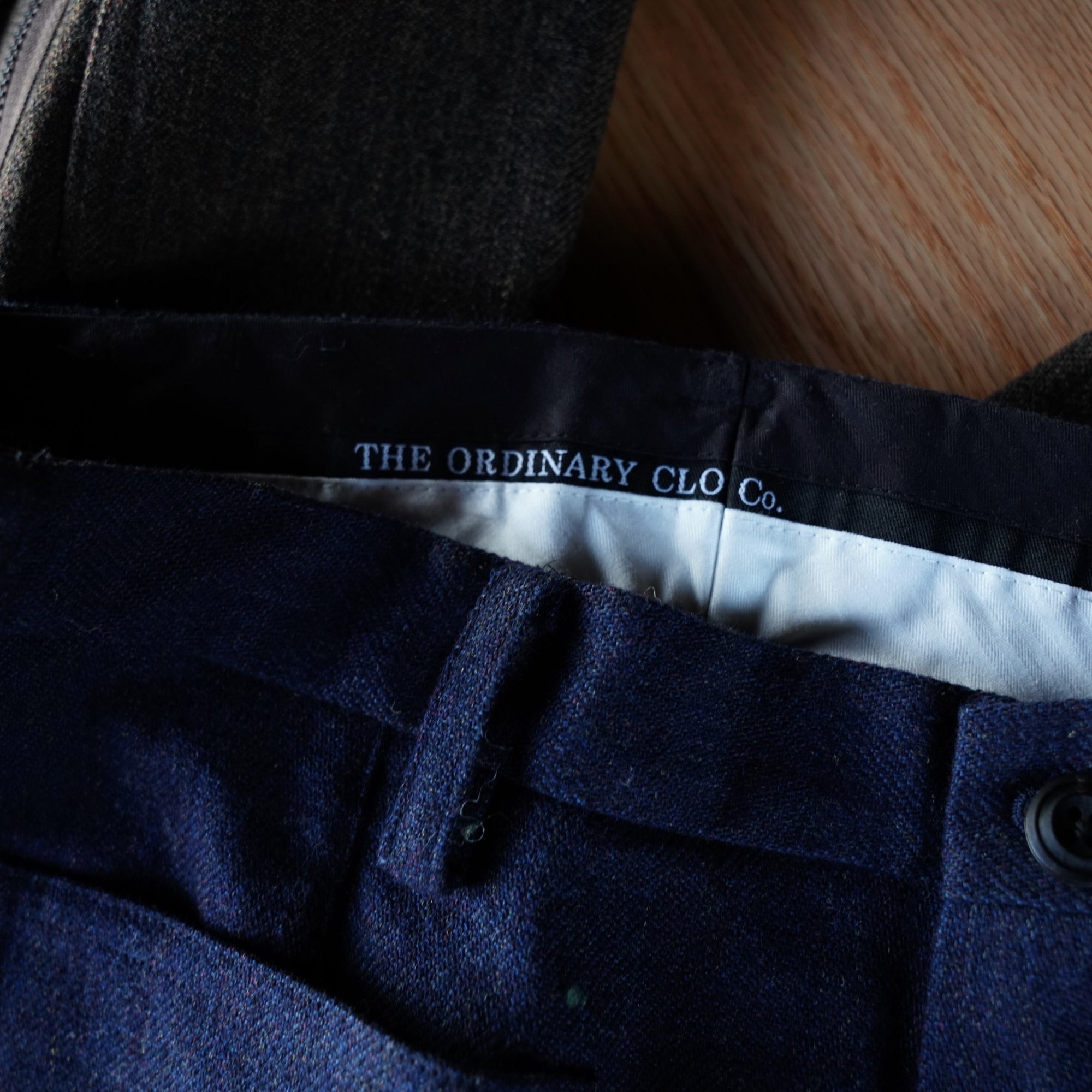 EESETT&Co / FLARE TROUSERS "ANDERSON" - NAVY