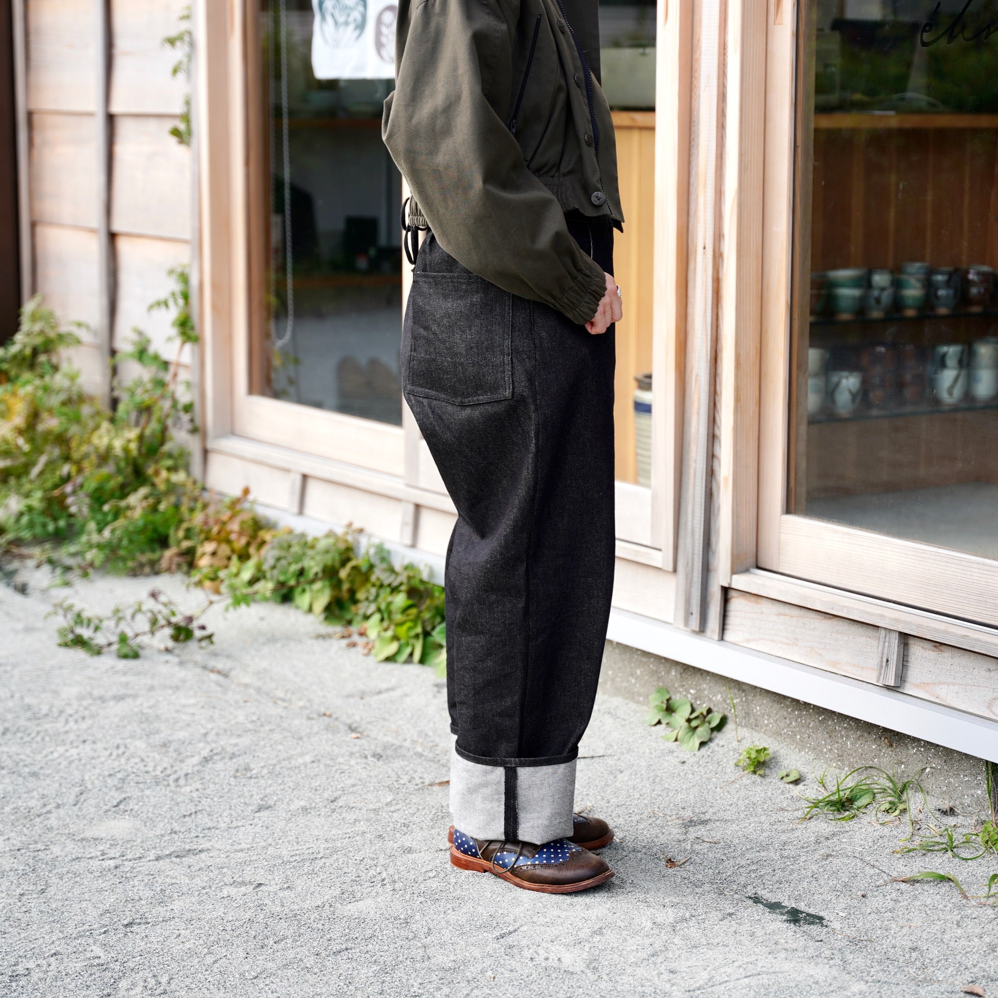 éhn Original / Tsukimidai Atelier Trousers - Black Denim