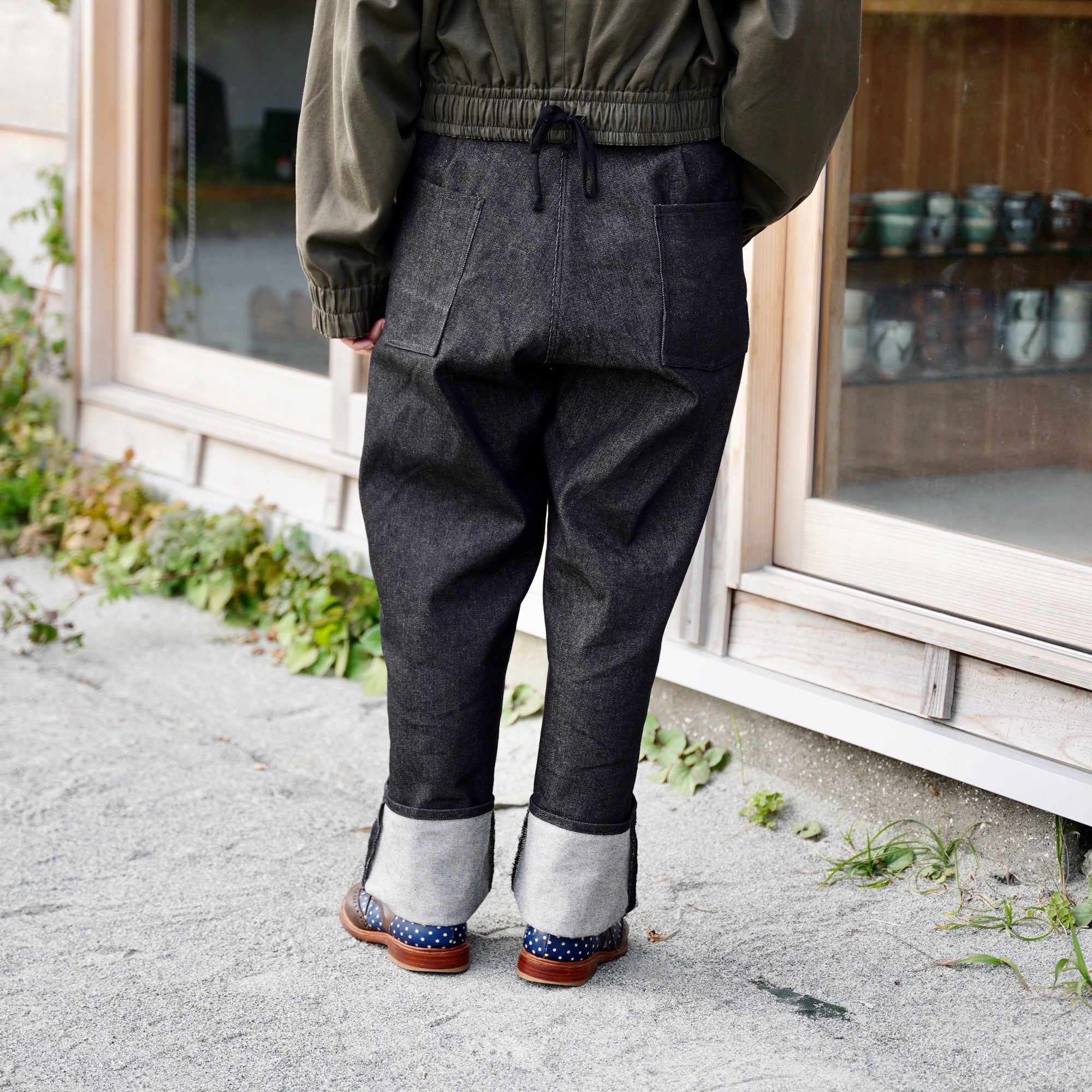 éhn Original / Tsukimidai Atelier Trousers - Black Denim