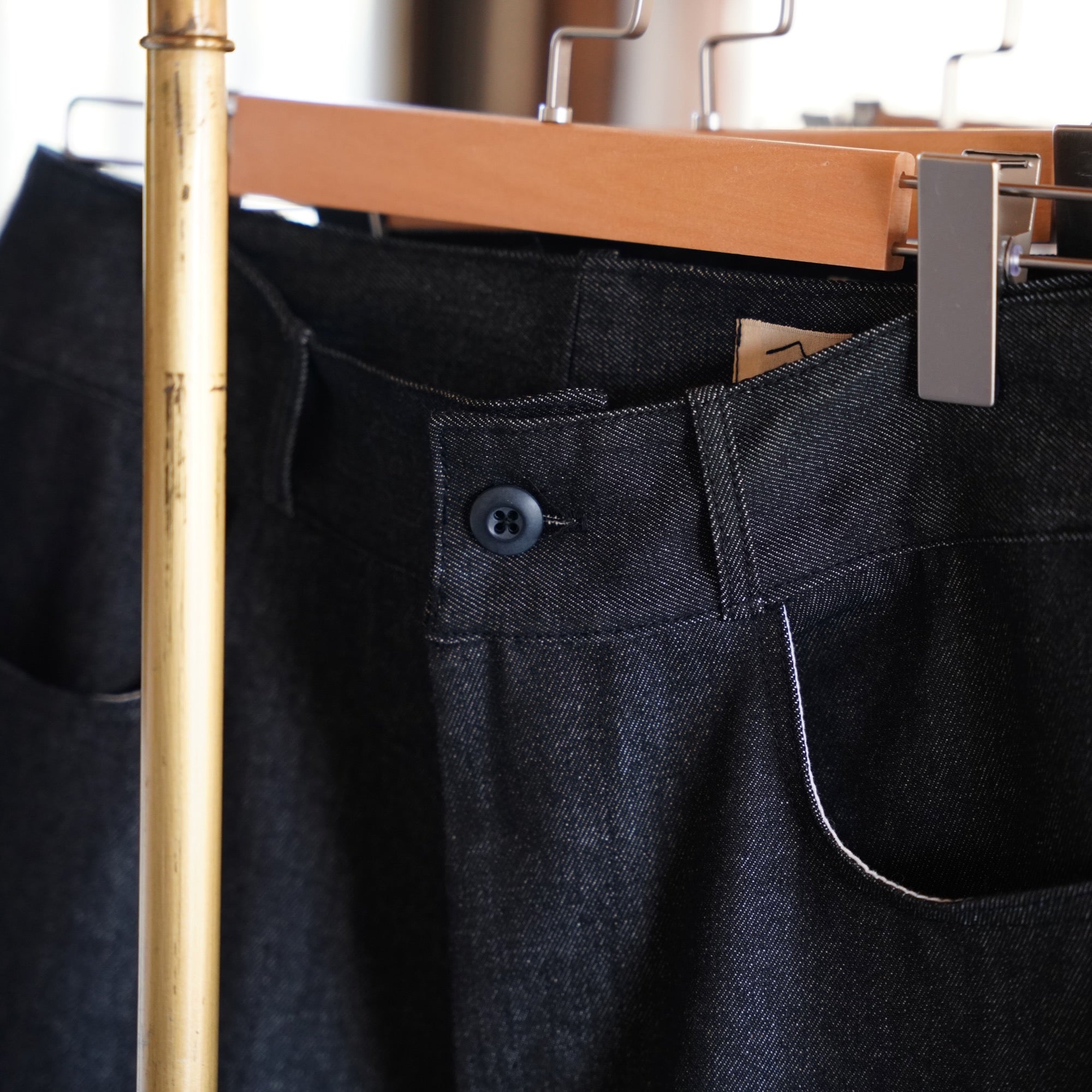 éhn Original / Tsukimidai Atelier Trousers - Black Denim