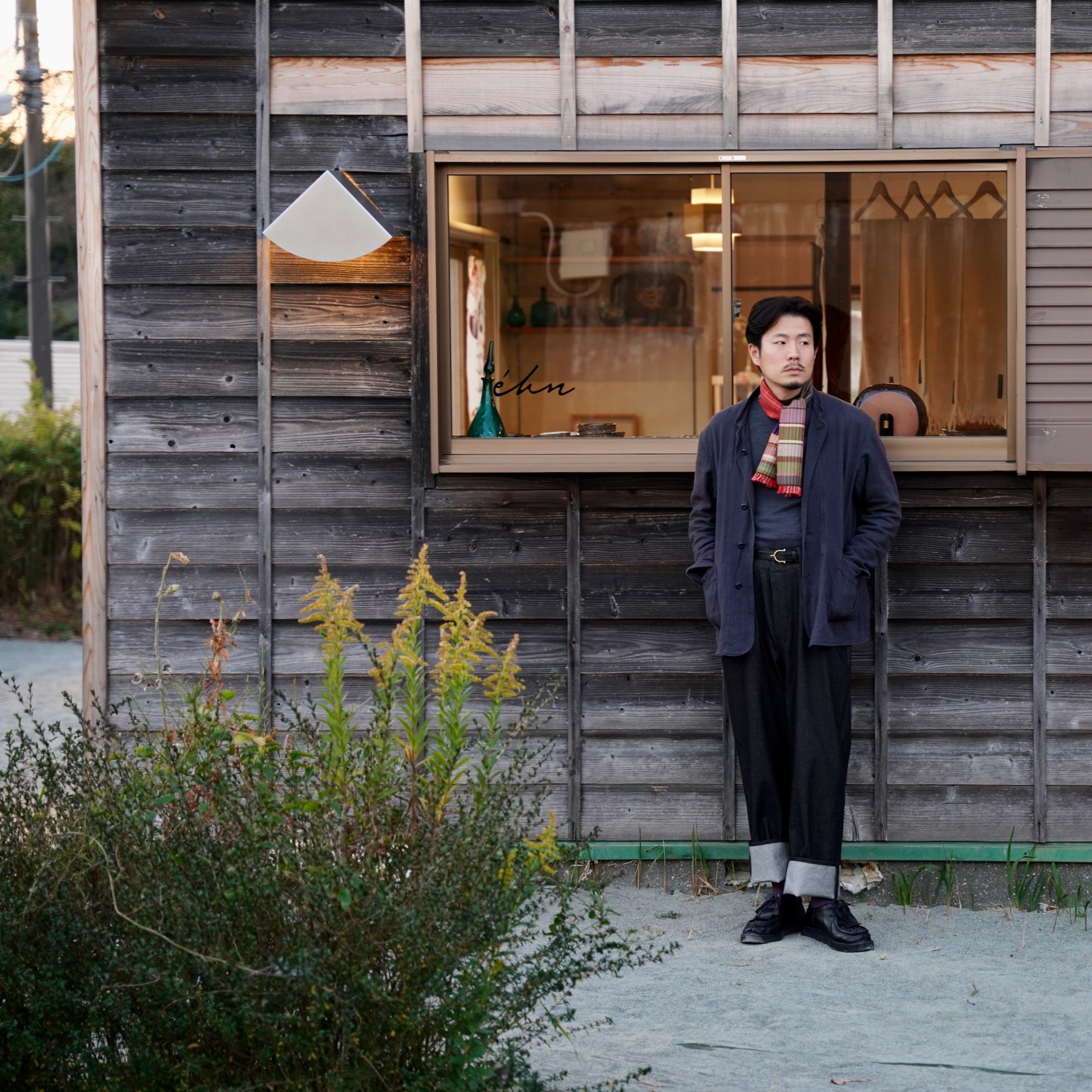 éhn Original / Tsukimidai Atelier Trousers - Black Denim