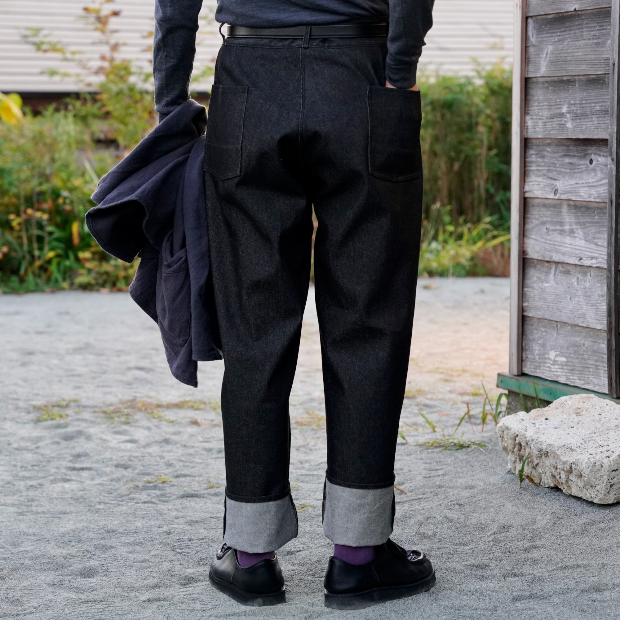 éhn Original / Tsukimidai Atelier Trousers - Black Denim