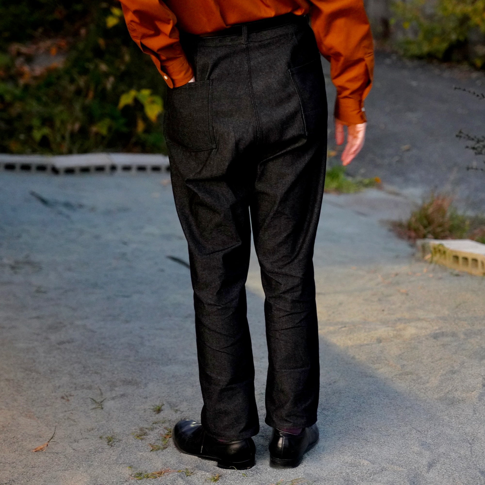 éhn Original / Tsukimidai Atelier Trousers - Black Denim